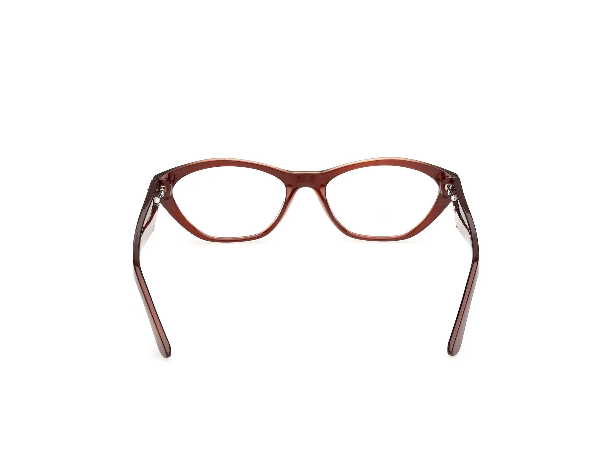 Guess GU50389 50 Montature da vista Iniettato Marrone Cat Eye Normale - immagine 4