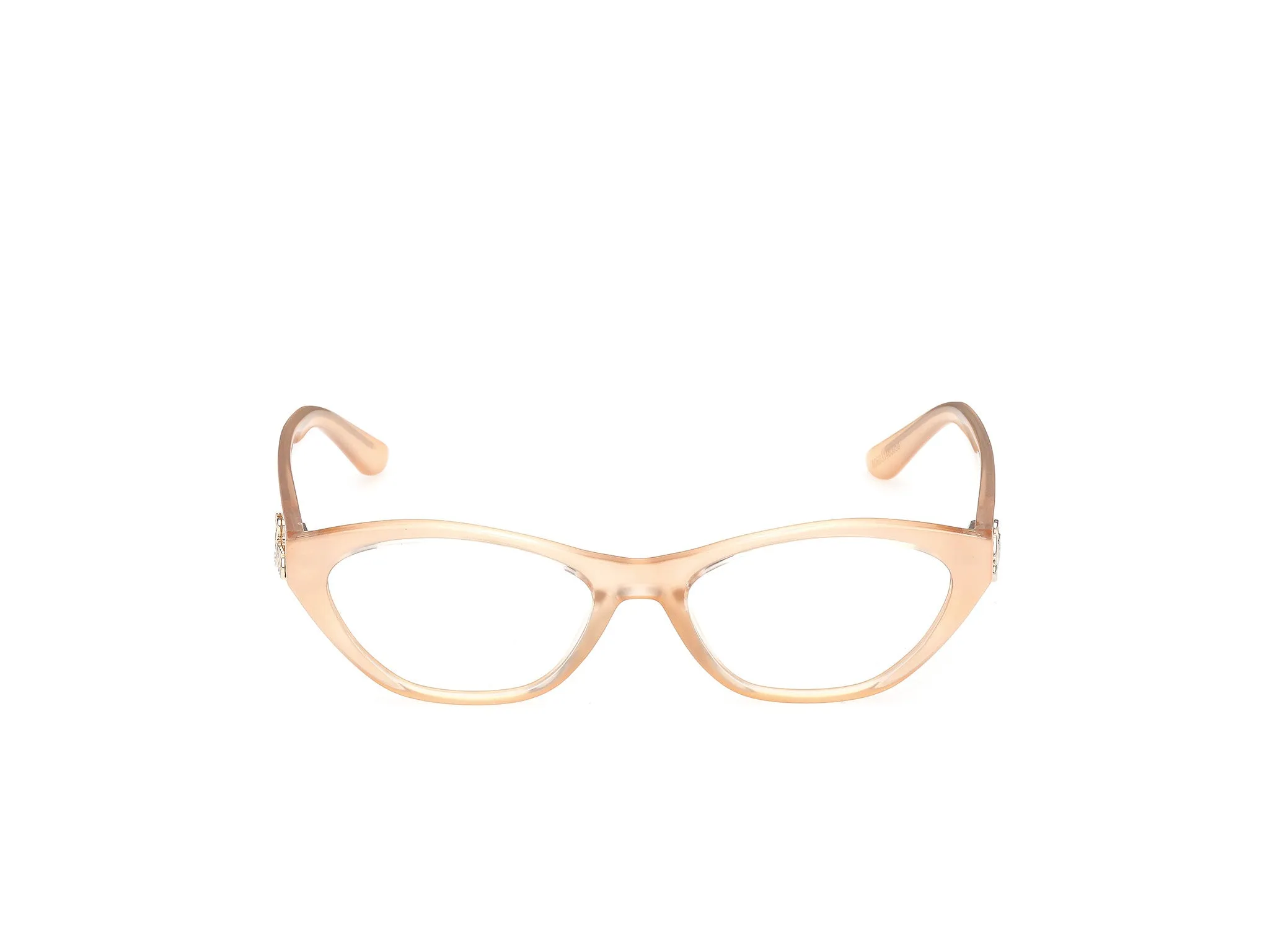 Guess GU50389 44 Montature da vista Iniettato Arancione Cat Eye Normale - immagine 2