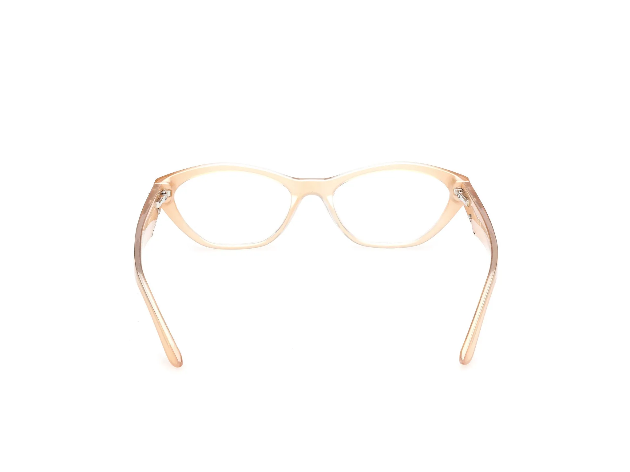 Guess GU50389 44 Montature da vista Iniettato Arancione Cat Eye Normale - immagine 4