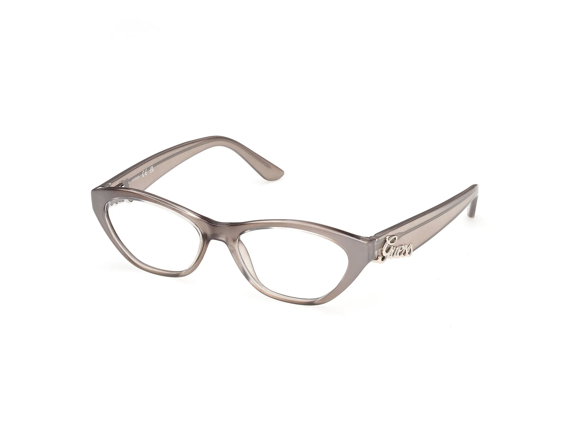 Guess GU50389 20 Montature da vista Iniettato Grigio Cat Eye Normale - immagine 1