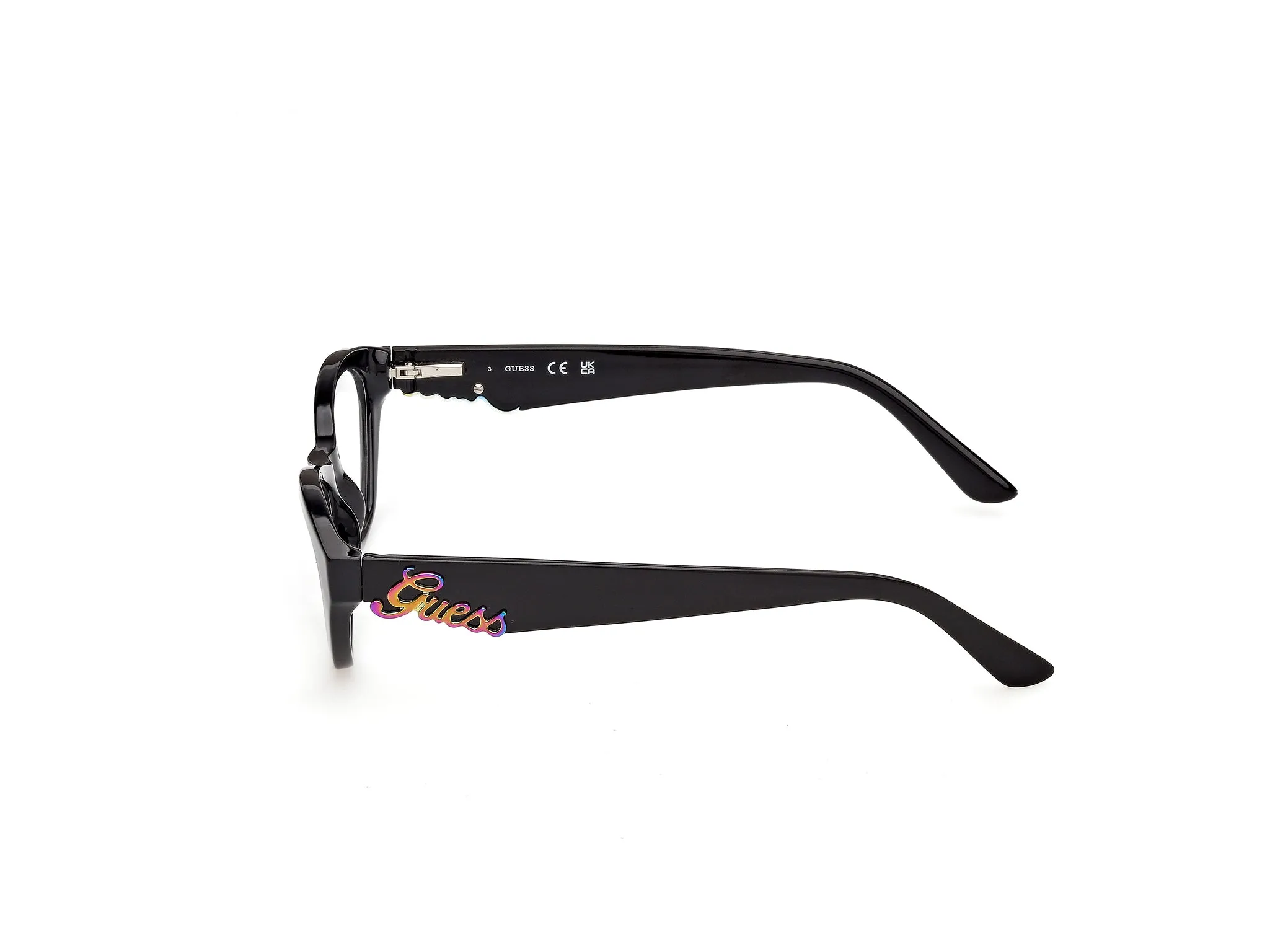 Guess GU50389 1 Montature da vista Iniettato Nero Cat Eye Normale - immagine 3