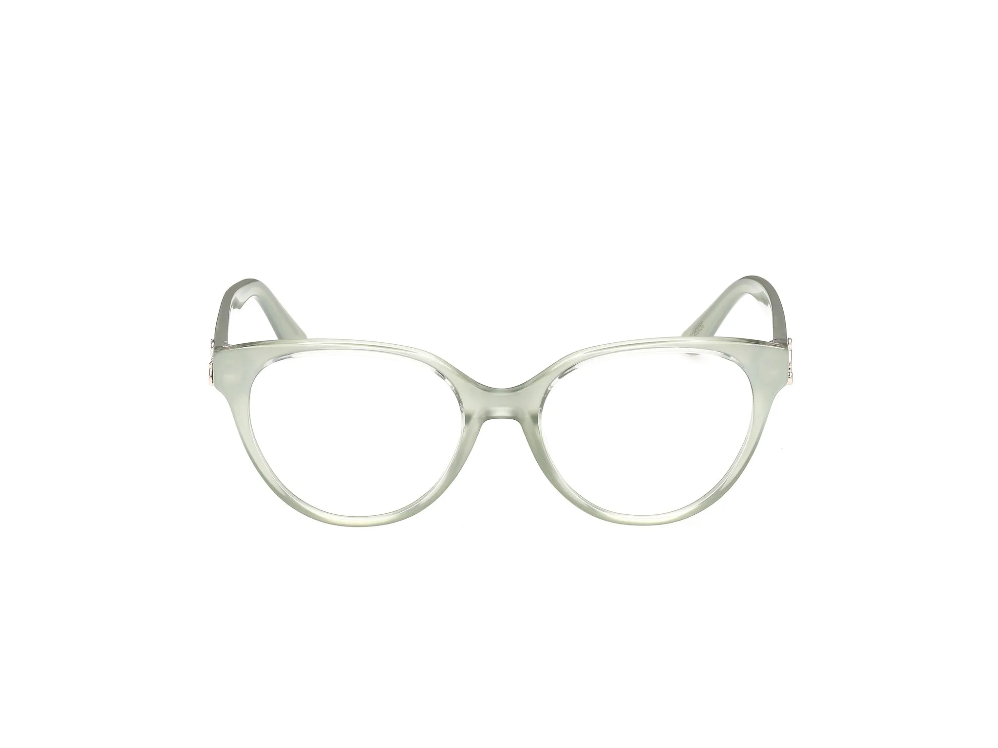 Guess GU50388 95 Montature da vista Iniettato Verde Rotonda Normale - immagine 2