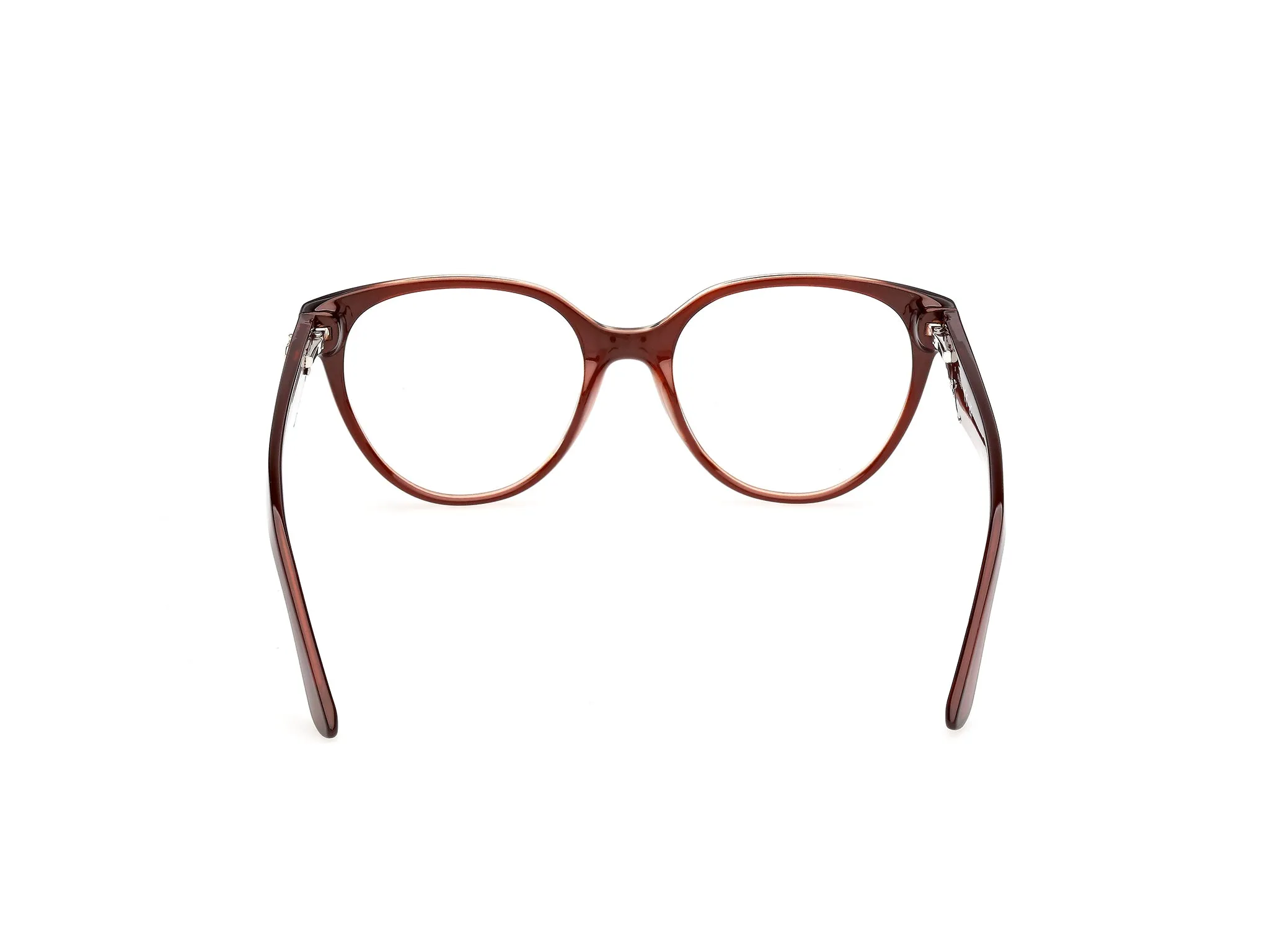 Guess GU50388 50 Montature da vista Iniettato Marrone Rotonda Normale - immagine 4