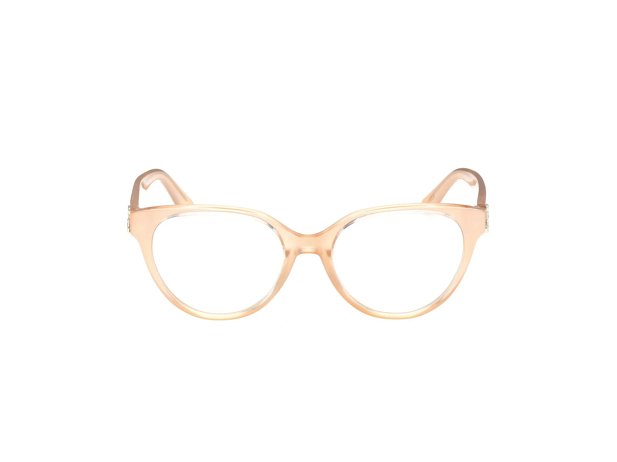 Guess GU50388 44 Montature da vista Iniettato Arancione Rotonda Normale - immagine 2