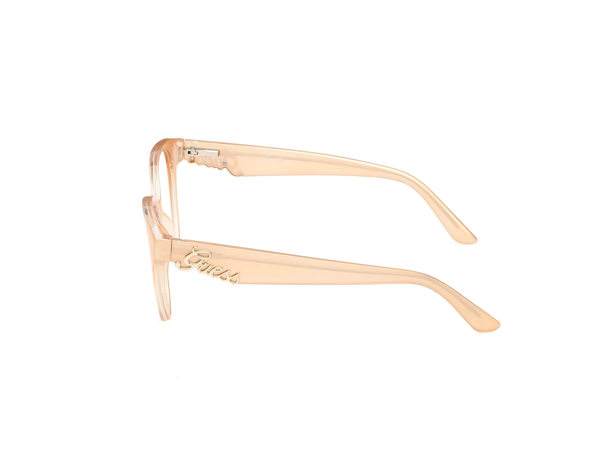 Guess GU50388 44 Montature da vista Iniettato Arancione Rotonda Normale - immagine 3