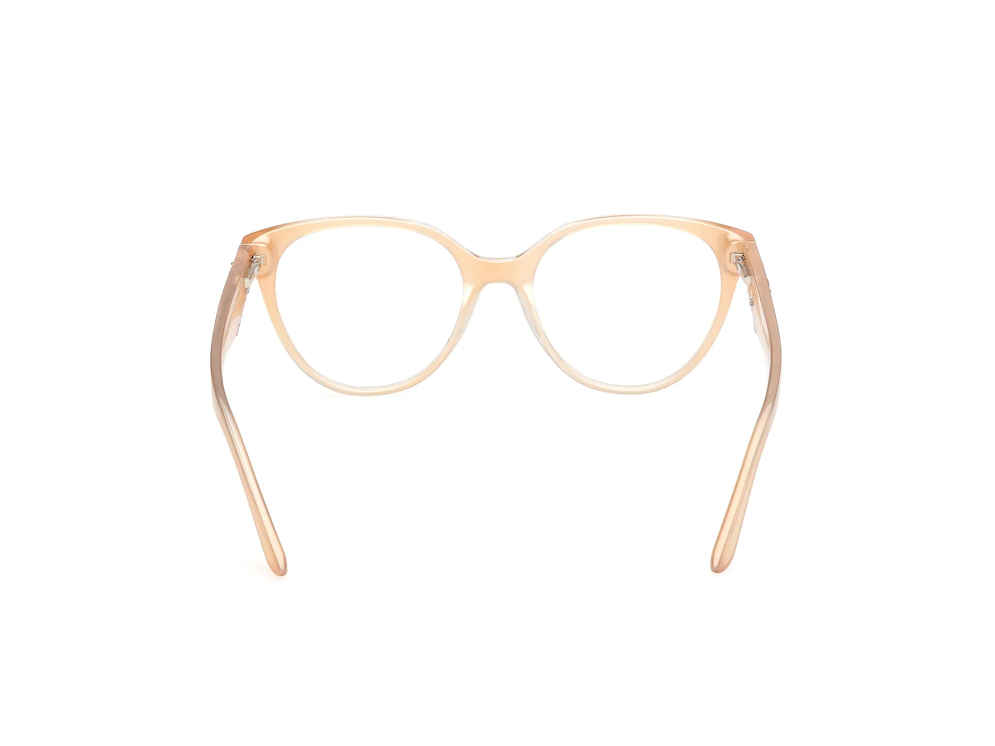 Guess GU50388 44 Montature da vista Iniettato Arancione Rotonda Normale - immagine 4