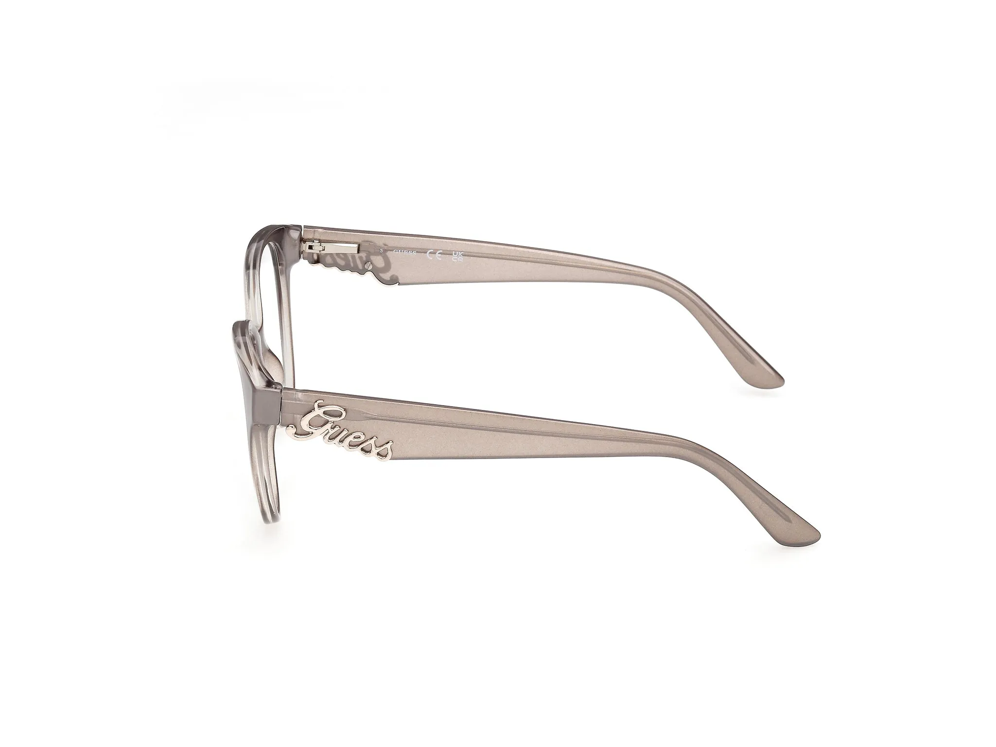 Guess GU50388 20 Montature da vista Iniettato Grigio Rotonda Normale - immagine 3