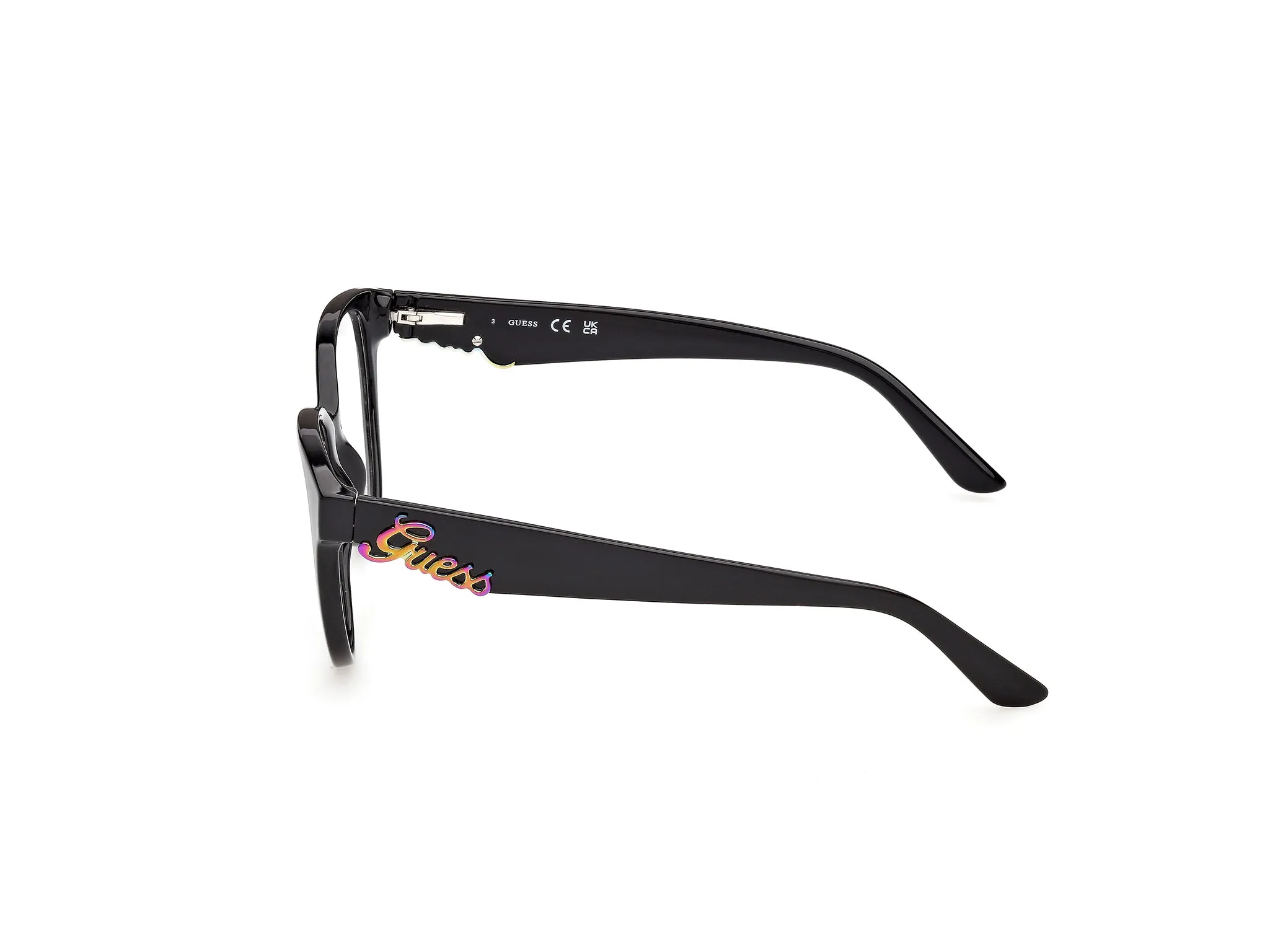 Guess GU50388 1 Montature da vista Iniettato Nero Rotonda Normale - immagine 3