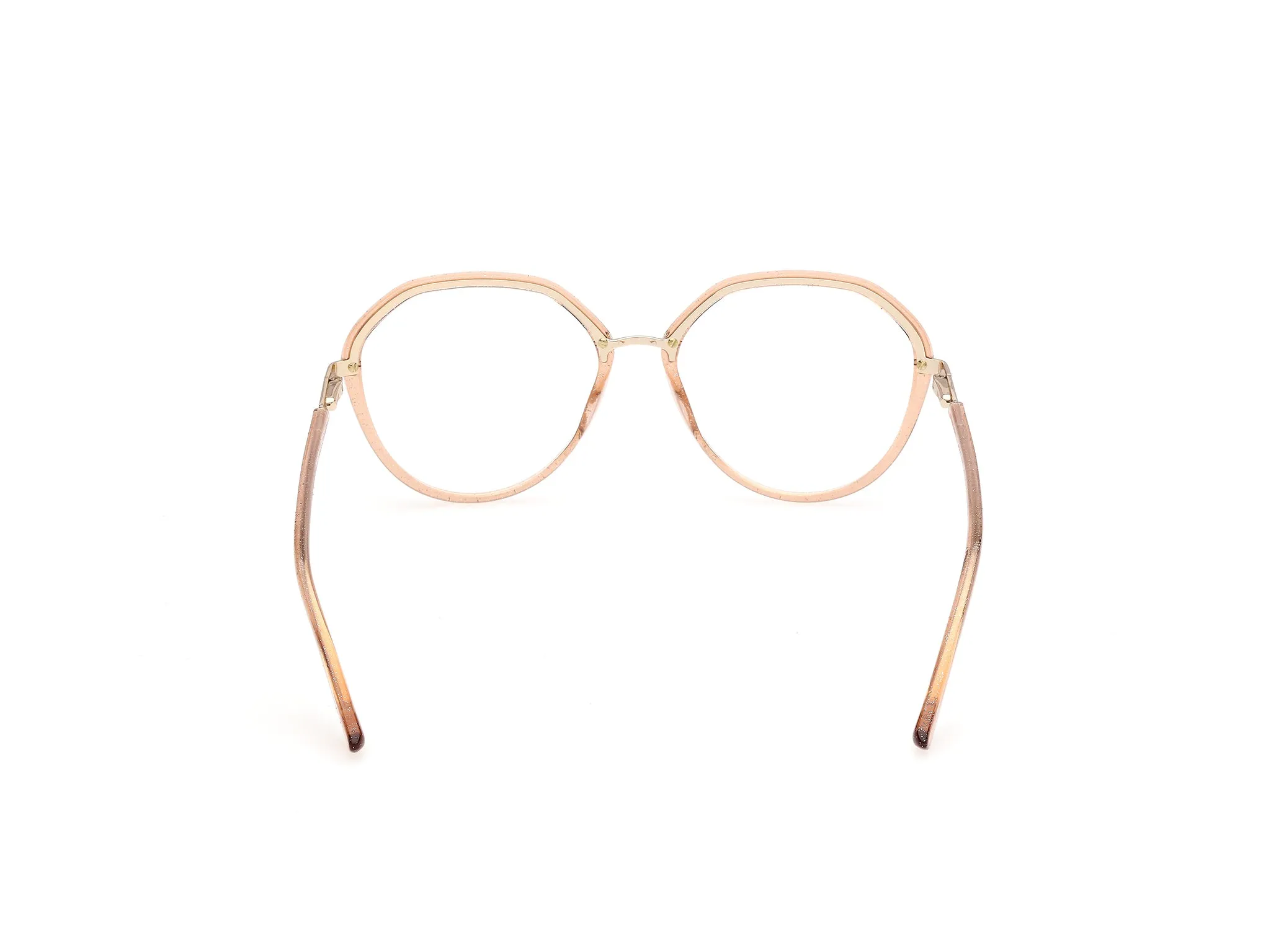 Guess GU50387 44 Montature da vista Iniettato Arancione Rotonda Normale - immagine 4