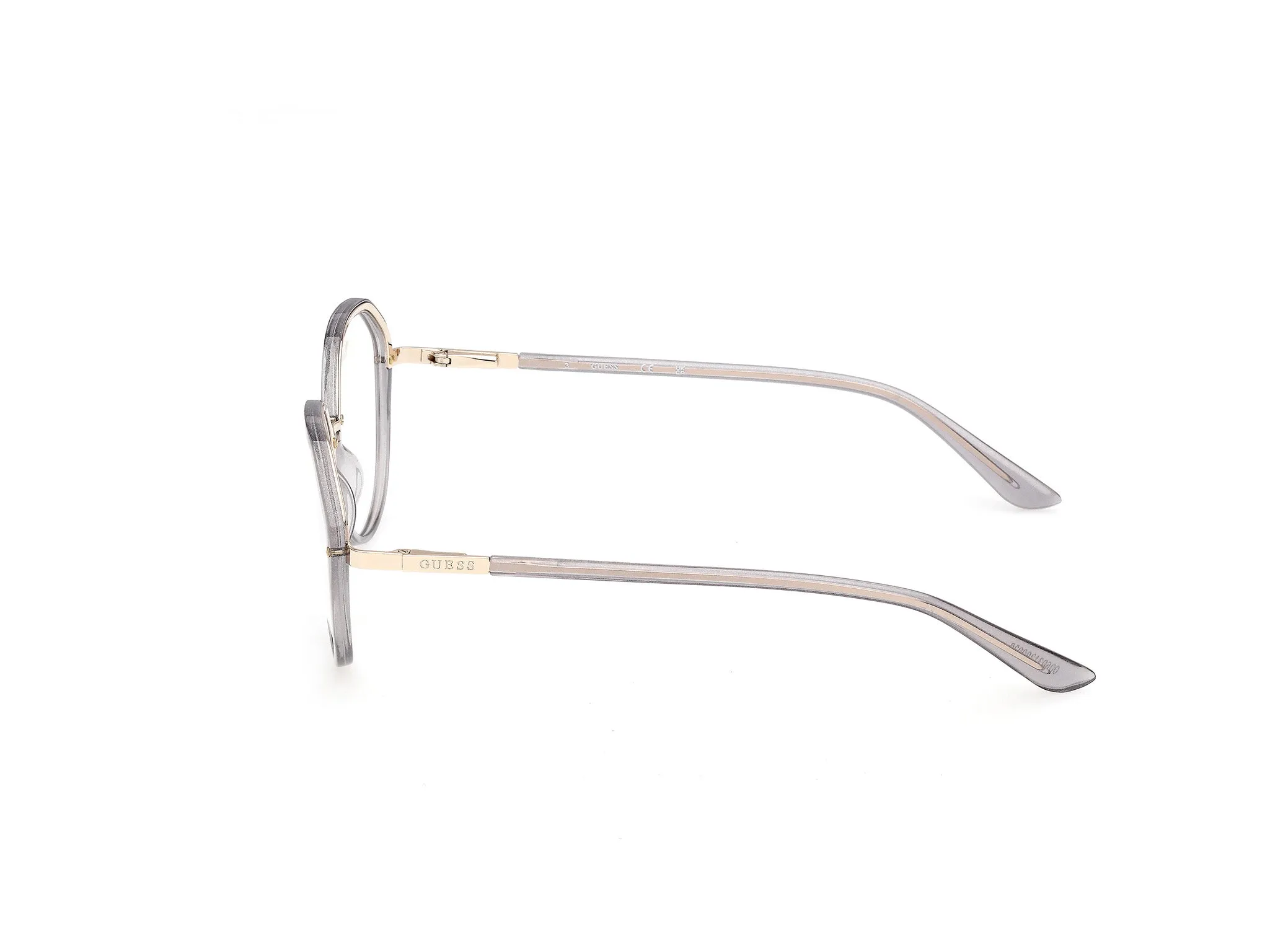 Guess GU50387 20 Montature da vista Iniettato Grigio Rotonda Normale - immagine 3