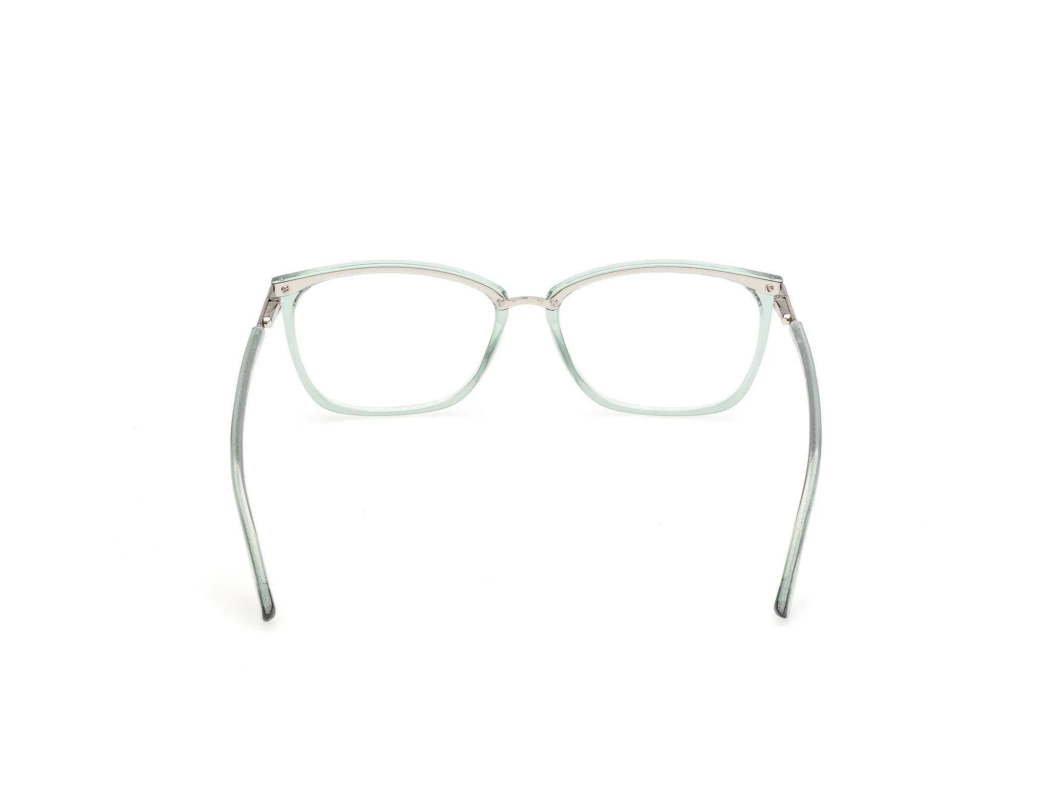 Guess GU50386 95 Montature da vista Iniettato Verde Squadrata Normale - immagine 4