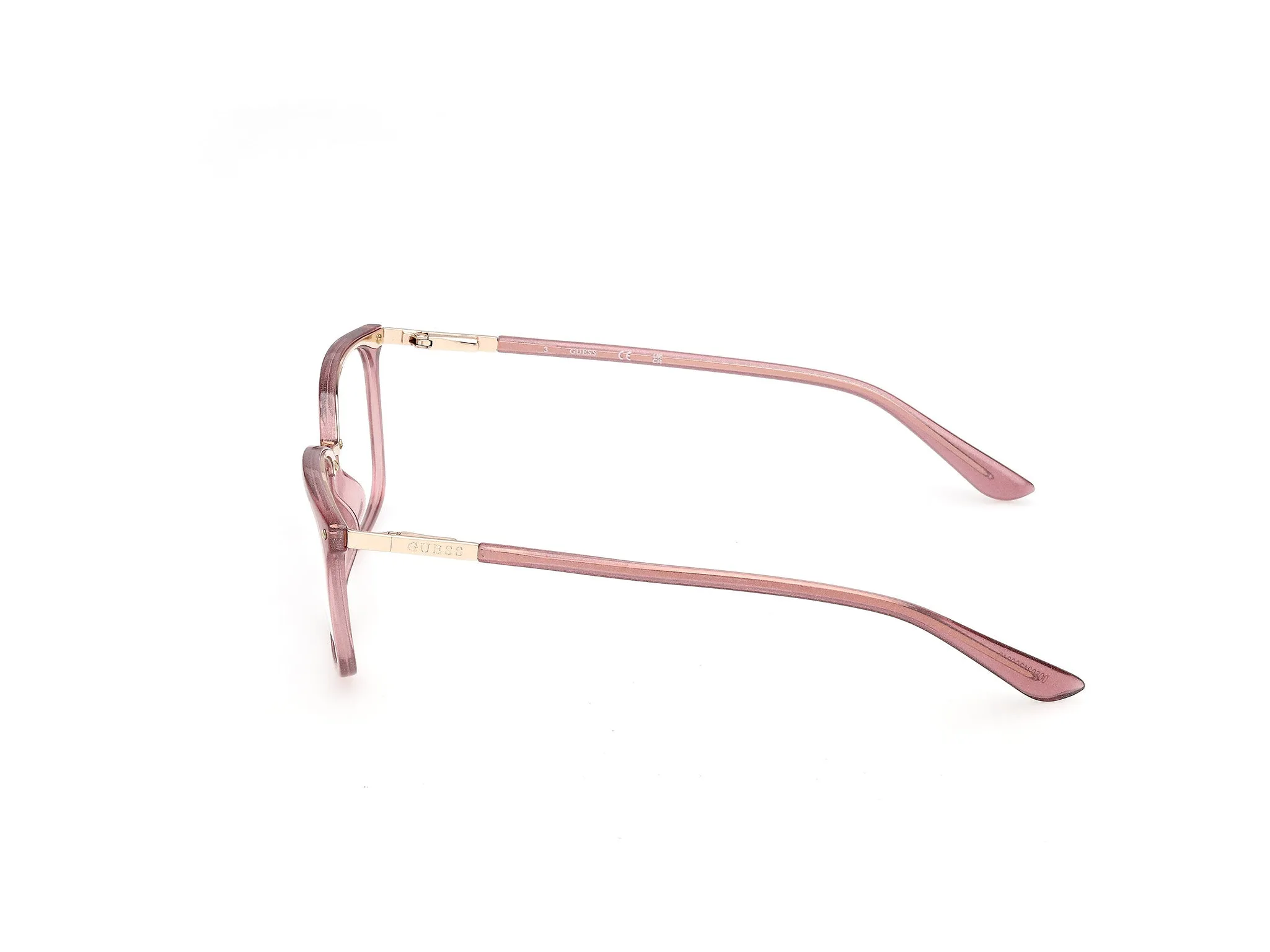 Guess GU50386 74 Montature da vista Iniettato Rosa Squadrata Normale - immagine 3