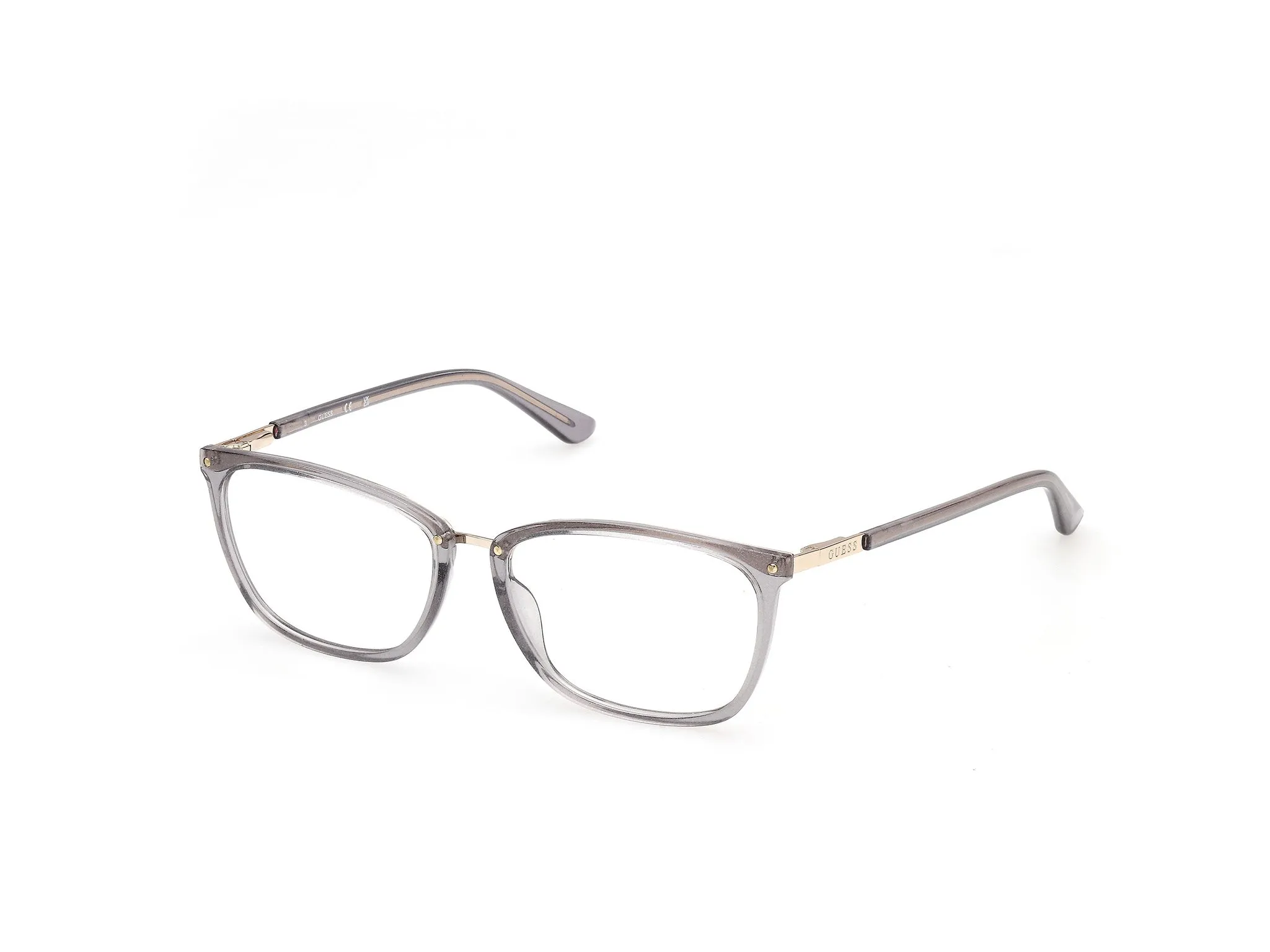 Guess GU50386 20 Montature da vista Iniettato Grigio Squadrata Normale - immagine 1