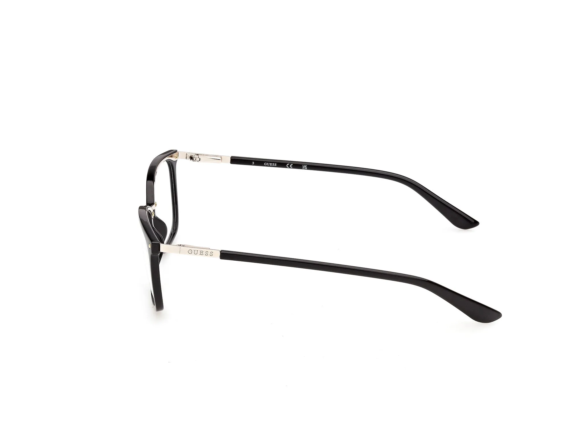 Guess GU50386 1 Montature da vista Iniettato Nero Squadrata Normale - immagine 3