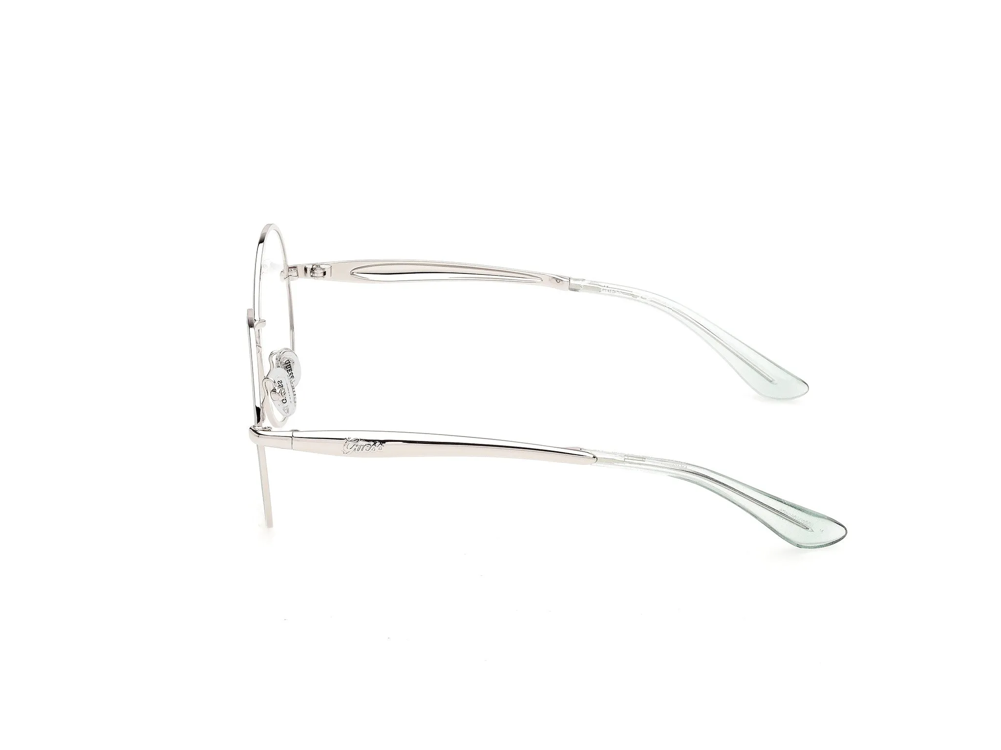 Guess GU50385 95 Montature da vista Metallo Grigio Rotonda Normale - immagine 3