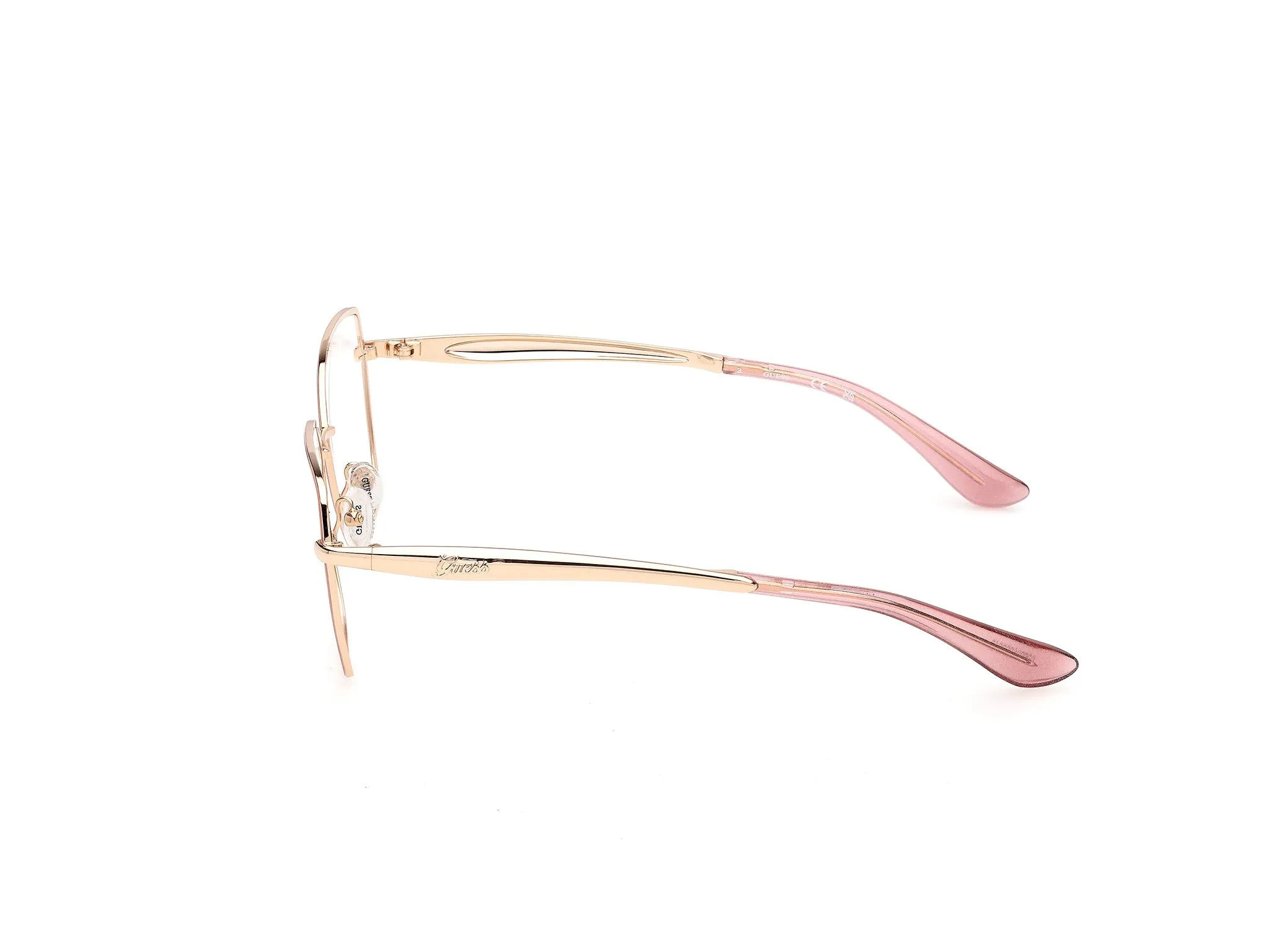 Guess GU50384 74 Montature da vista Metallo Oro Squadrata Normale - immagine 3