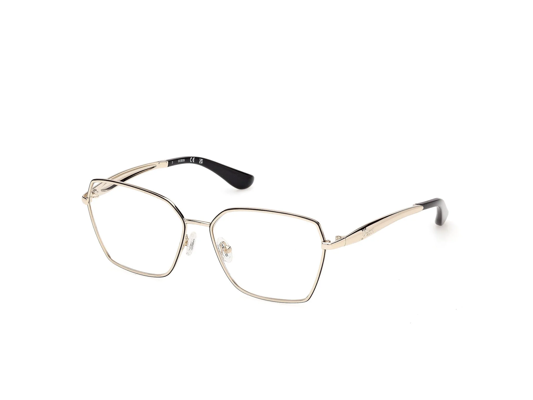 Guess GU50384 5 Montature da vista Metallo Oro Squadrata Normale - immagine 1