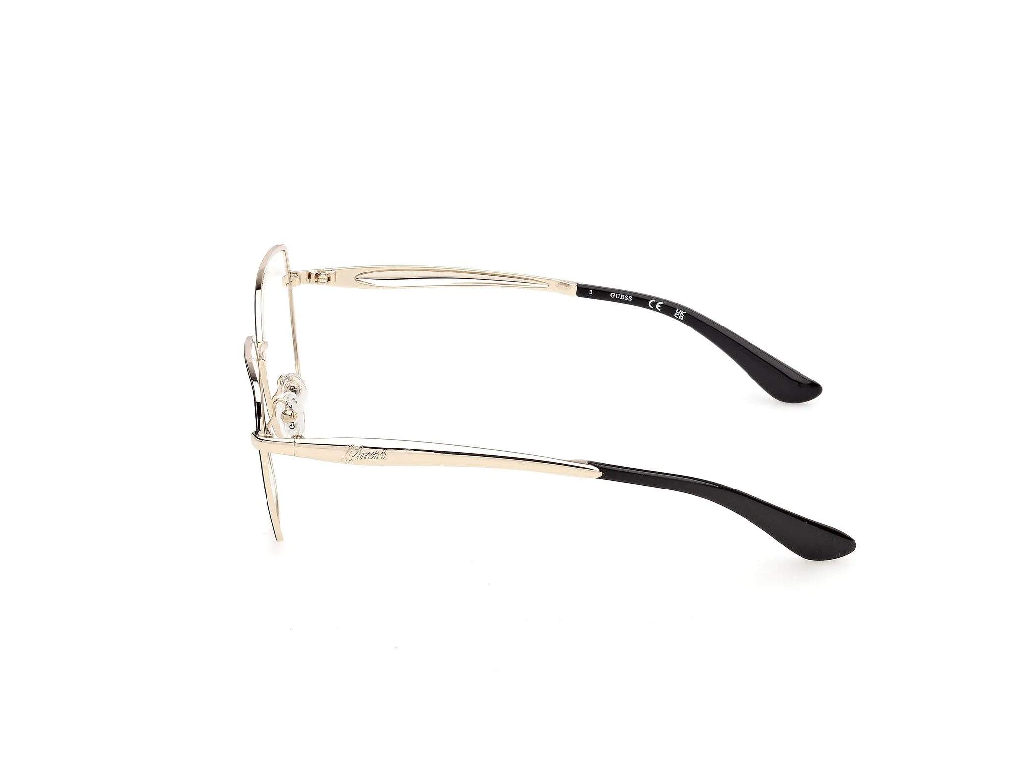 Guess GU50384 5 Montature da vista Metallo Oro Squadrata Normale - immagine 3