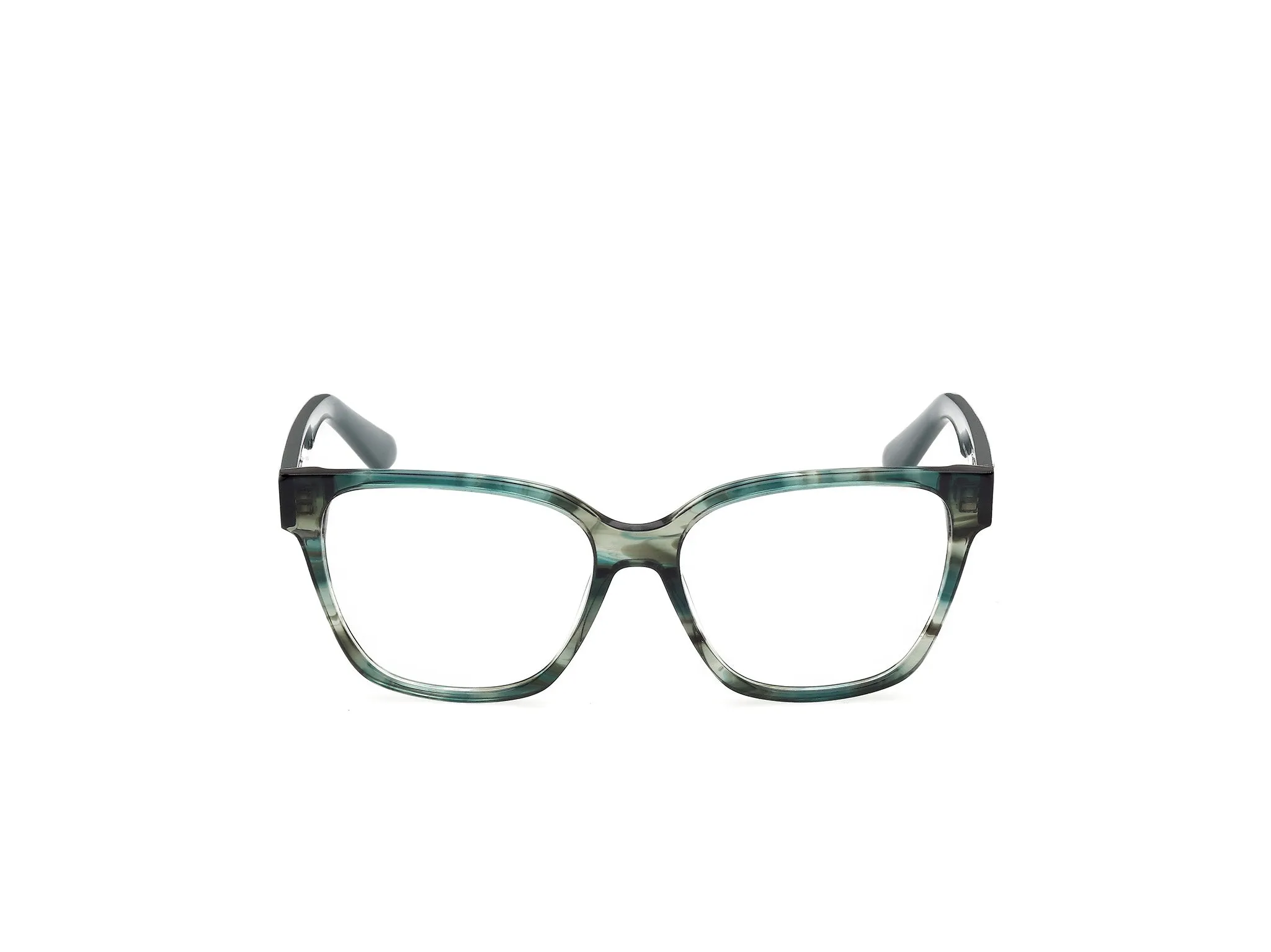 Guess GU50381 98 Montature da vista Acetato Verde Squadrata Normale - immagine 2