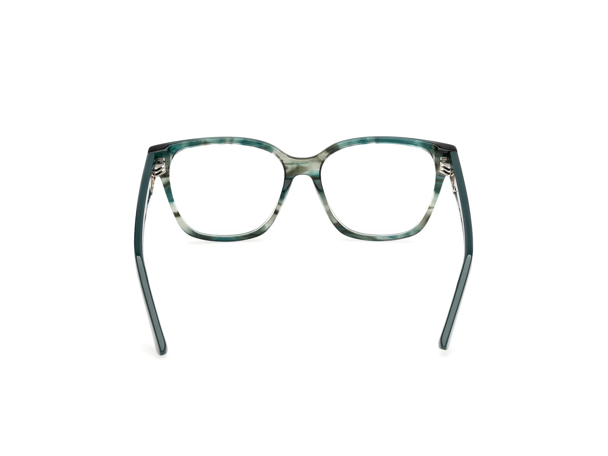 Guess GU50381 98 Montature da vista Acetato Verde Squadrata Normale - immagine 4