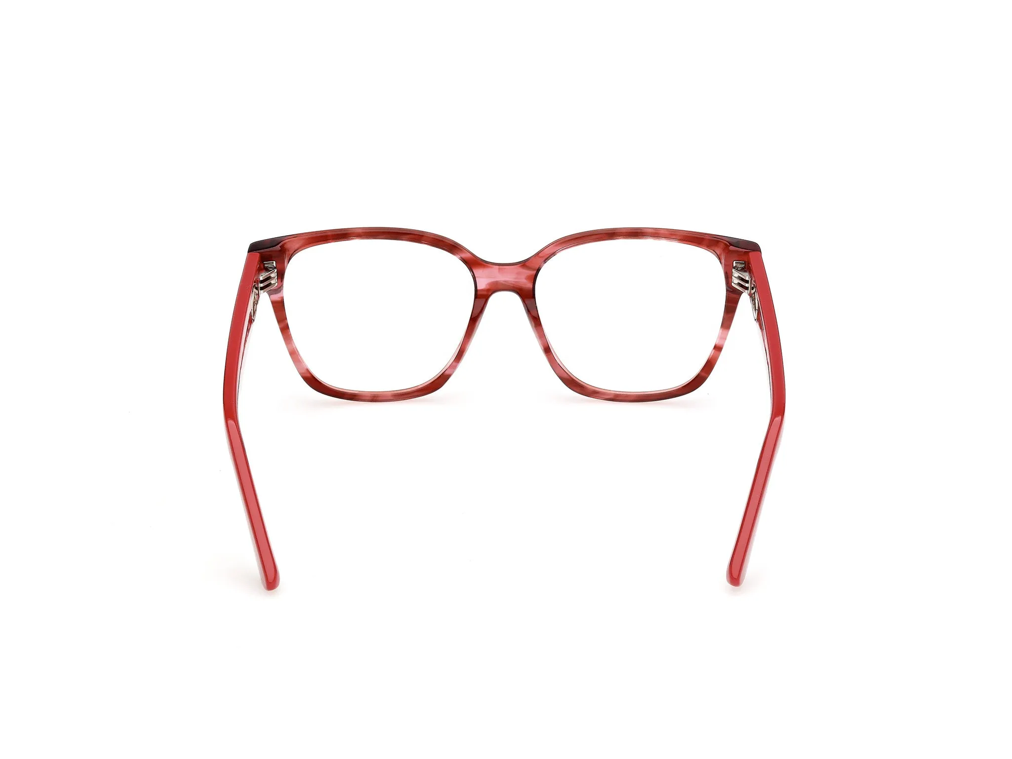 Guess GU50381 68 Montature da vista Acetato Rosso Squadrata Normale - immagine 4
