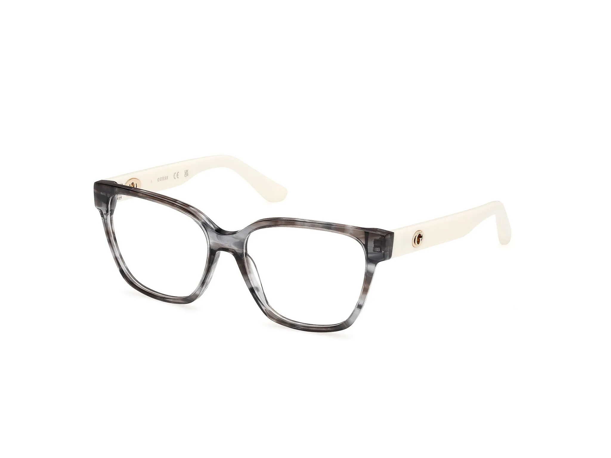 Guess GU50381 20 Montature da vista Acetato Grigio Squadrata Normale - immagine 1