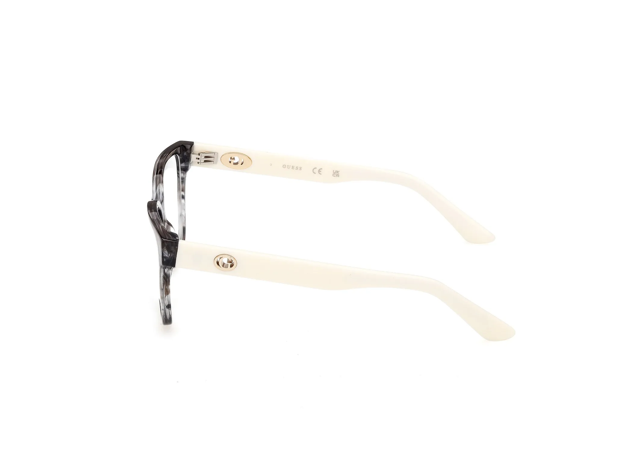 Guess GU50381 20 Montature da vista Acetato Grigio Squadrata Normale - immagine 3