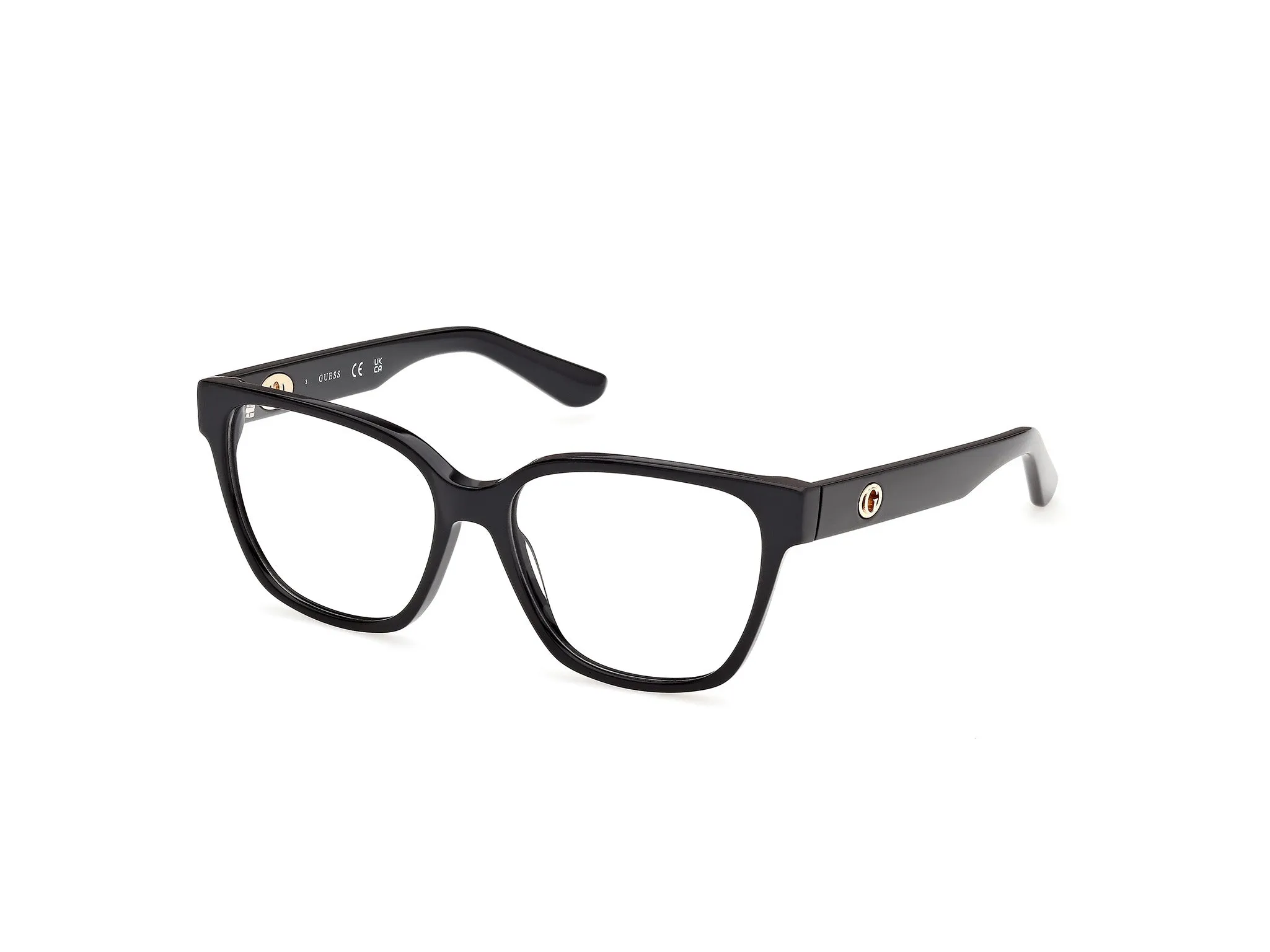 Guess GU50381 1 Montature da vista Acetato Nero Squadrata Normale - immagine 1
