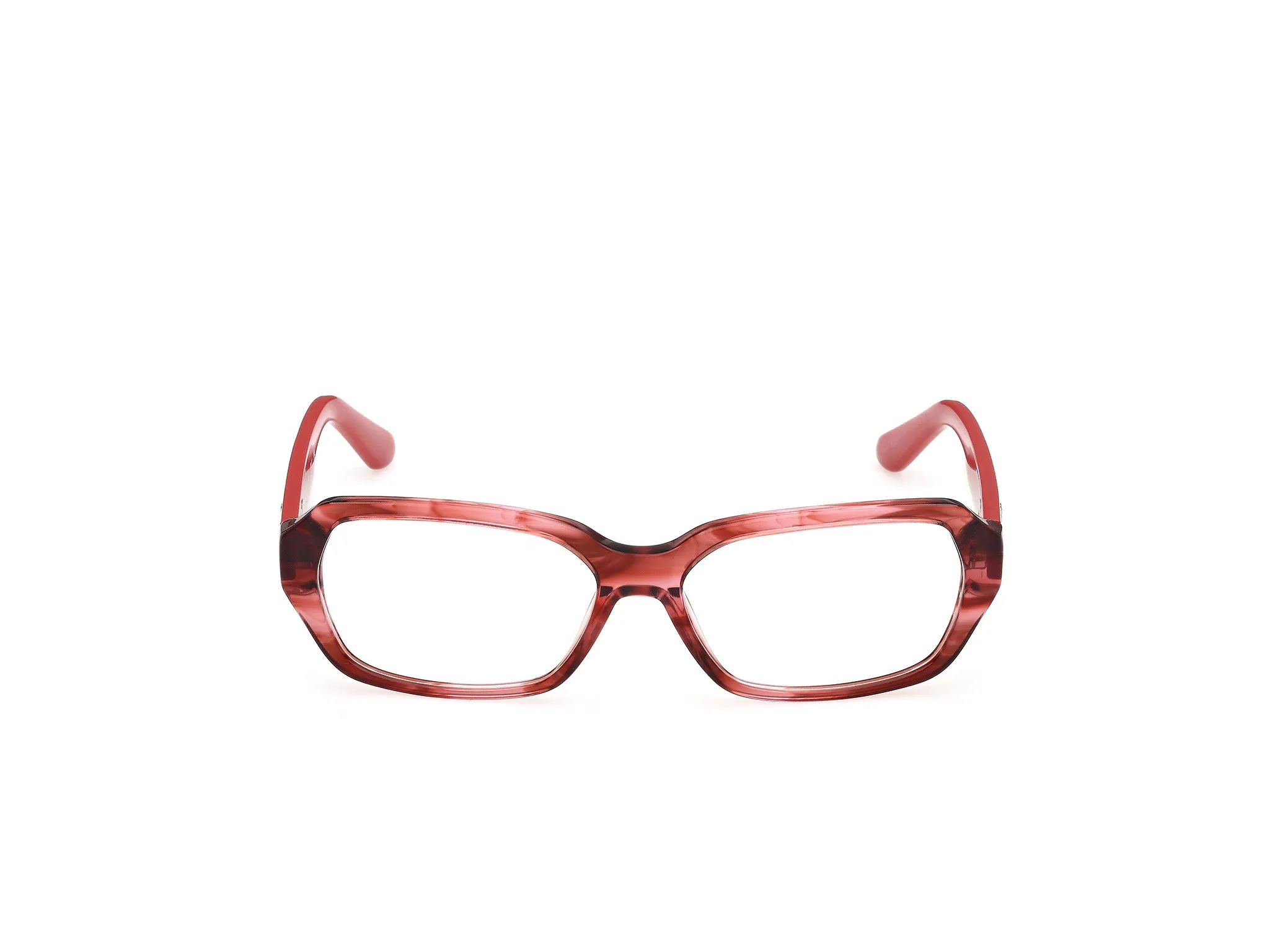 Guess GU50380 68 Montature da vista Acetato Rosso Geometrica Normale - immagine 2