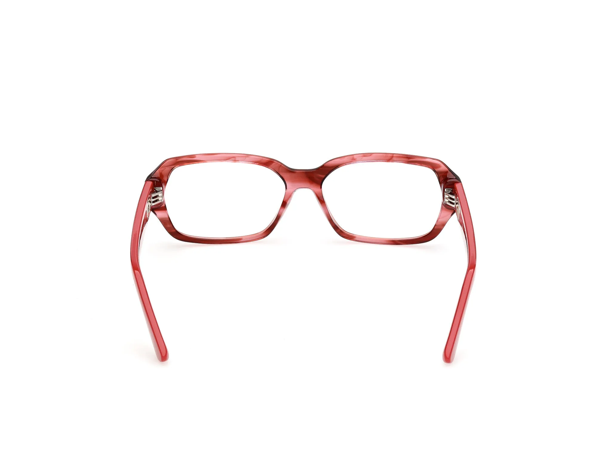 Guess GU50380 68 Montature da vista Acetato Rosso Geometrica Normale - immagine 4