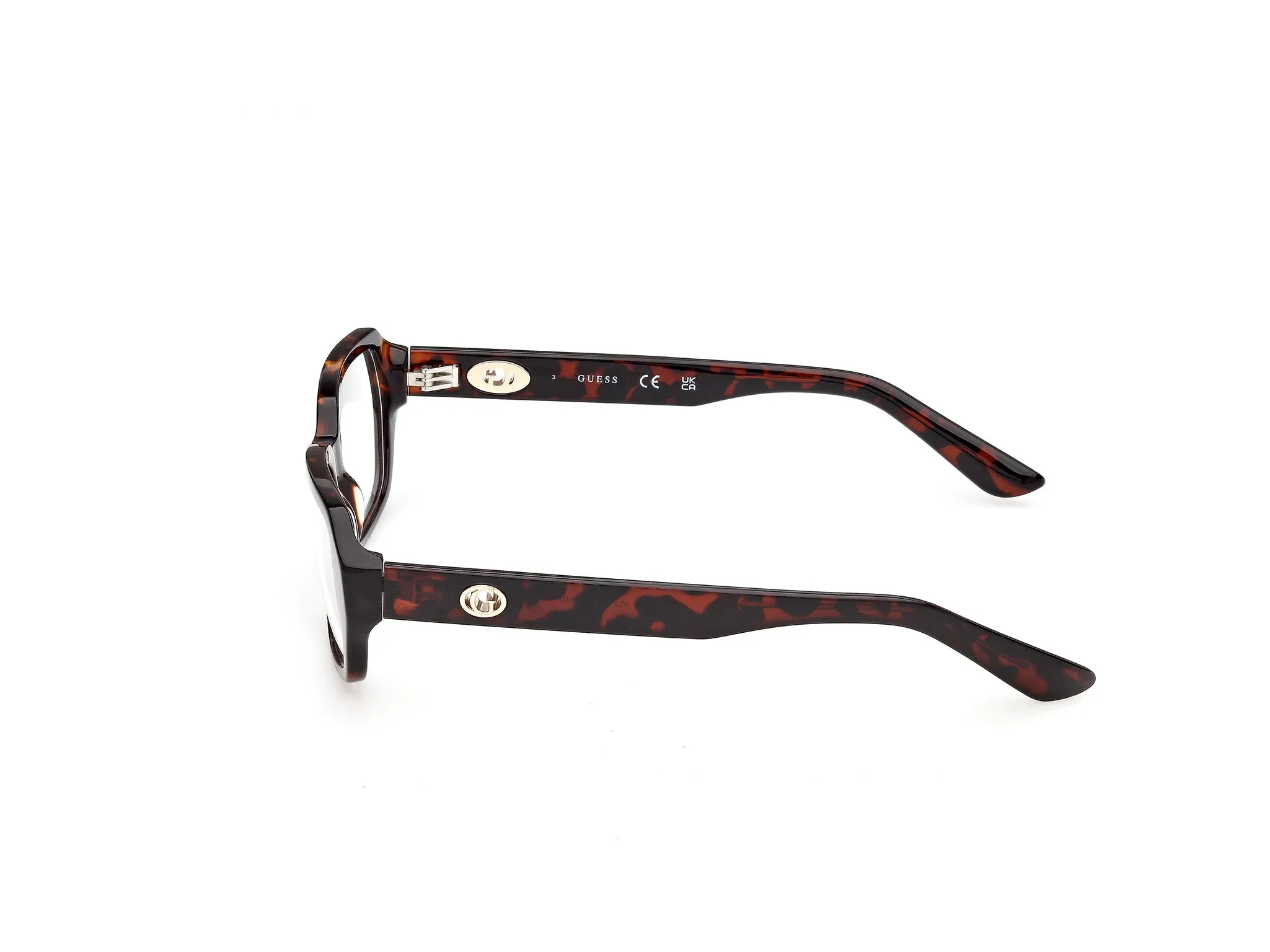 Guess GU50380 52 Montature da vista Acetato Havana Geometrica Normale - immagine 3