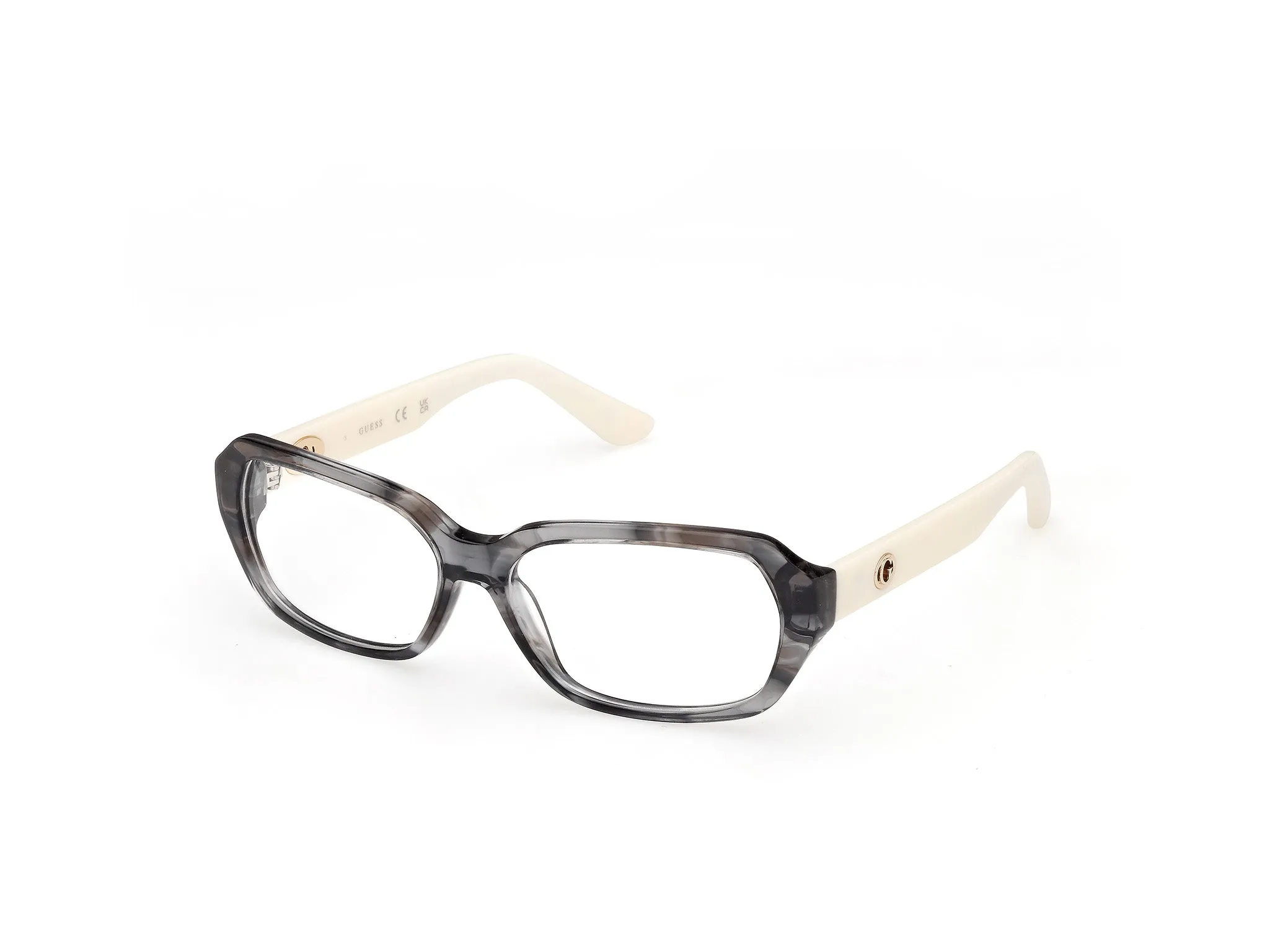 Guess GU50380 20 Montature da vista Acetato Grigio Geometrica Normale - immagine 1
