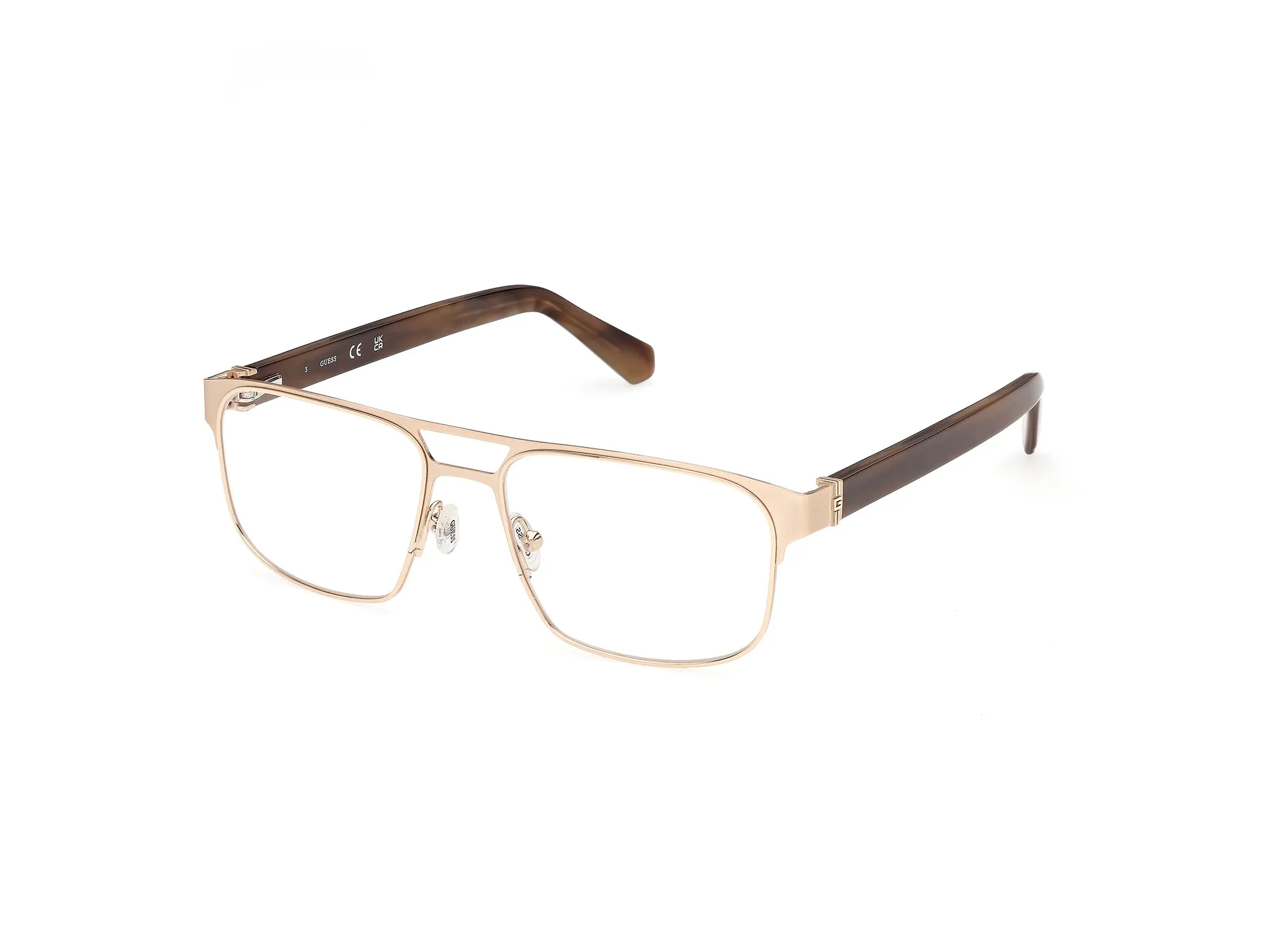 Guess GU50367 32 Montature da vista Metallo Oro Squadrata Normale - immagine 1