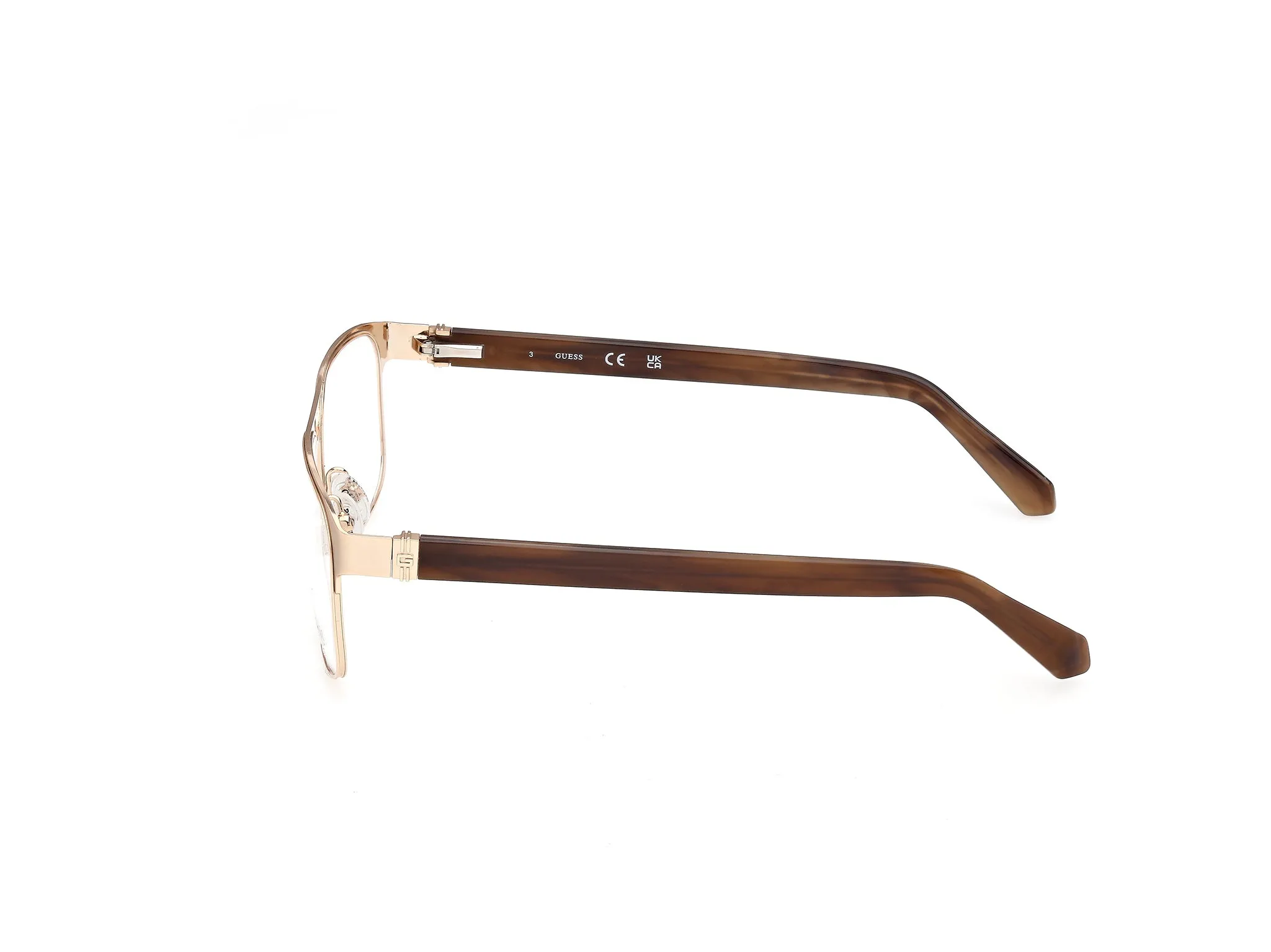 Guess GU50367 32 Montature da vista Metallo Oro Squadrata Normale - immagine 3