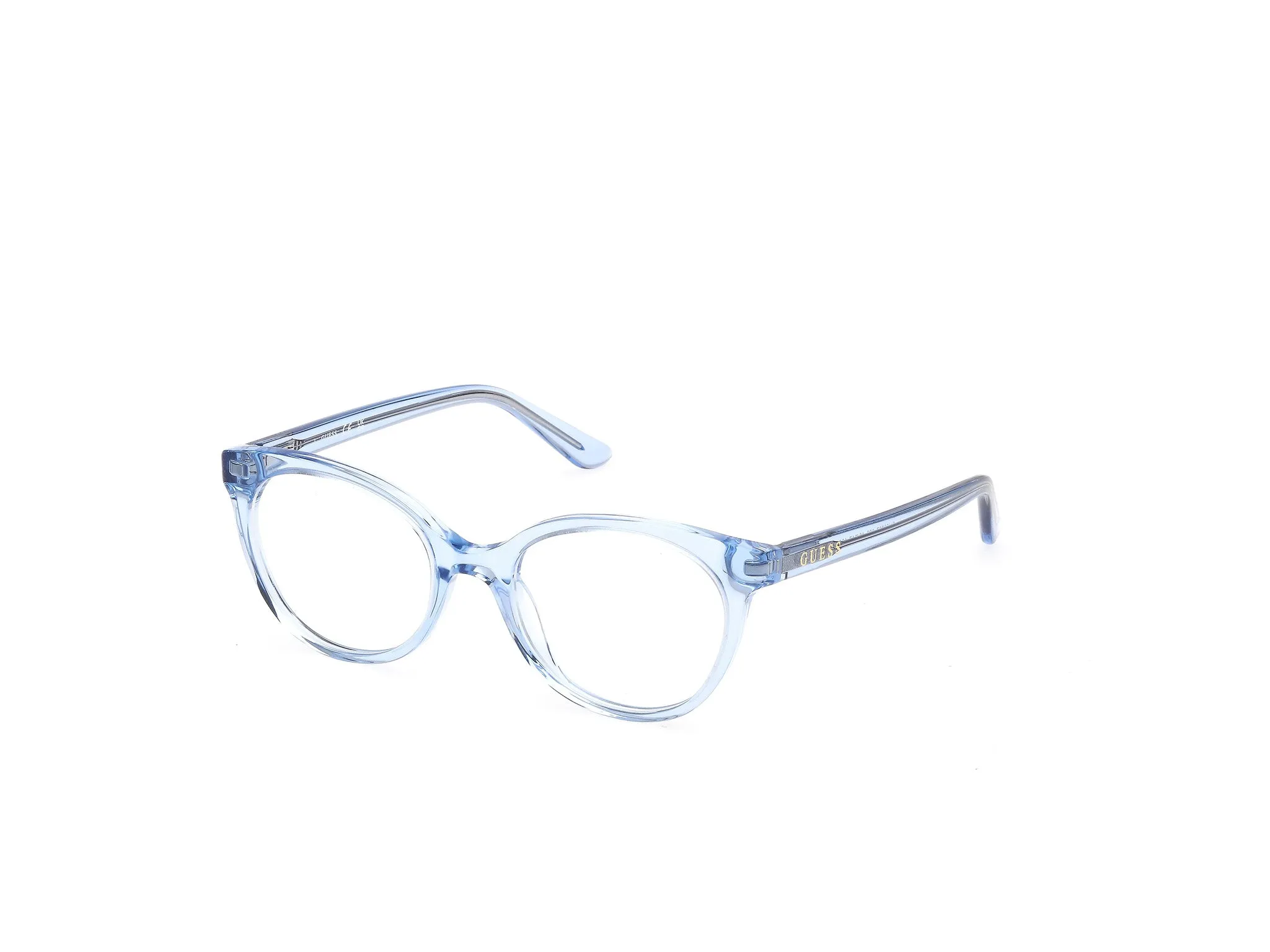 Guess GU50267 90 Montature da vista Acetato Blu Rotonda Normale - immagine 1