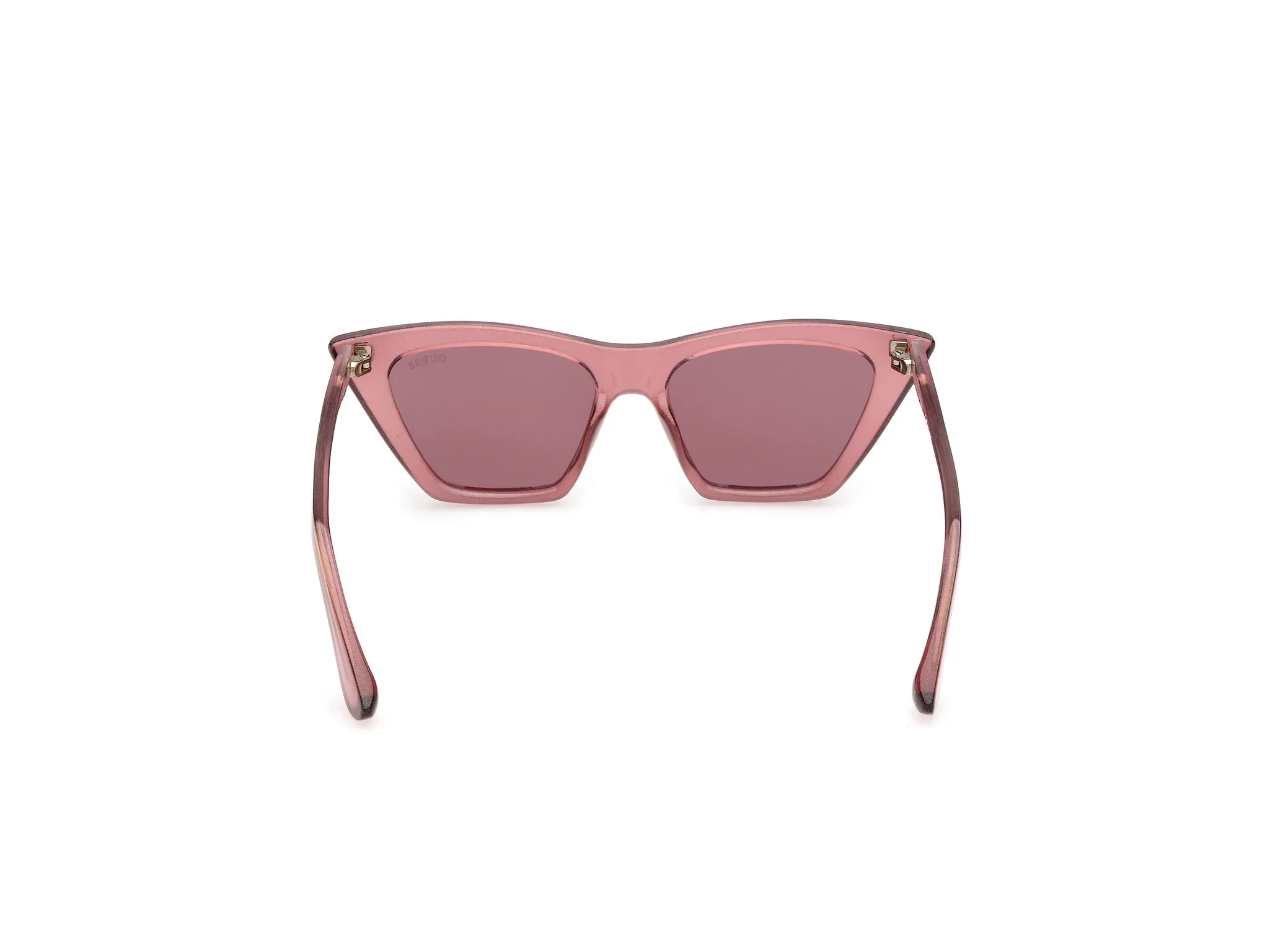 Guess GU00315 74S Occhiali da sole Iniettato Rosa Bordeaux Cat Eye Normale - immagine 4