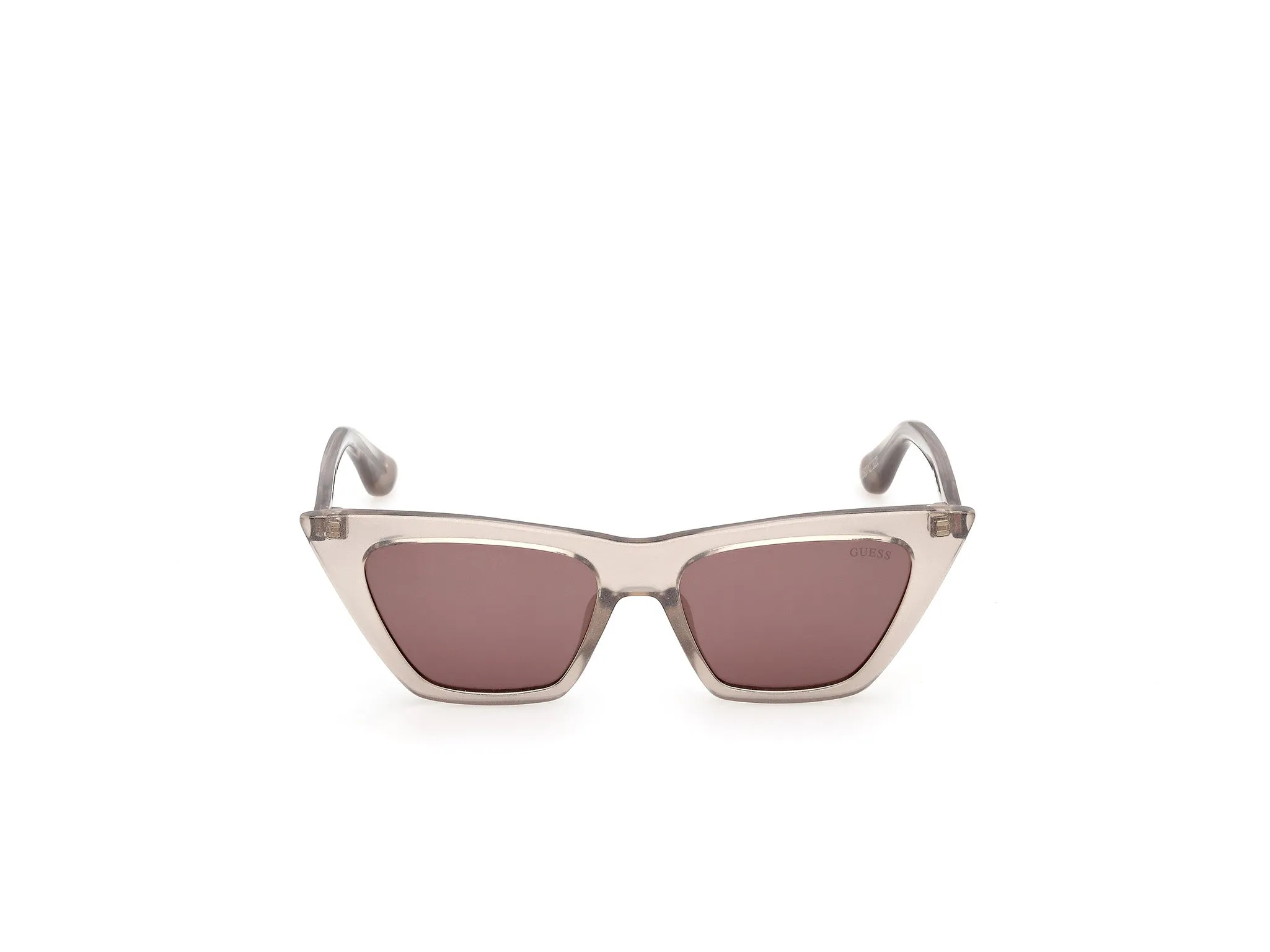 Guess GU00315 59E Occhiali da sole Iniettato Beige Marrone Cat Eye Normale - immagine 2
