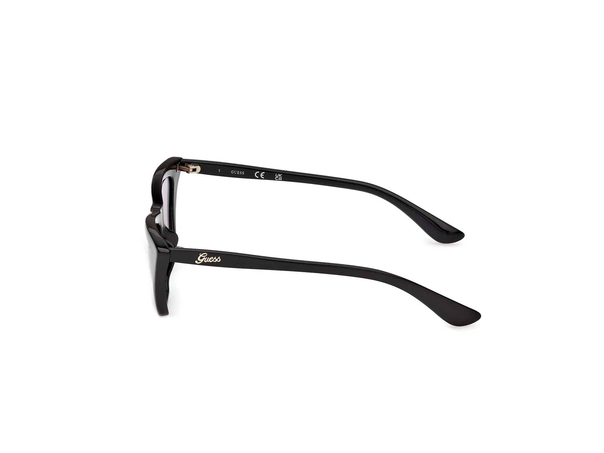 Guess GU00315 01Y Occhiali da sole Iniettato Nero Viola Cat Eye Normale - immagine 3