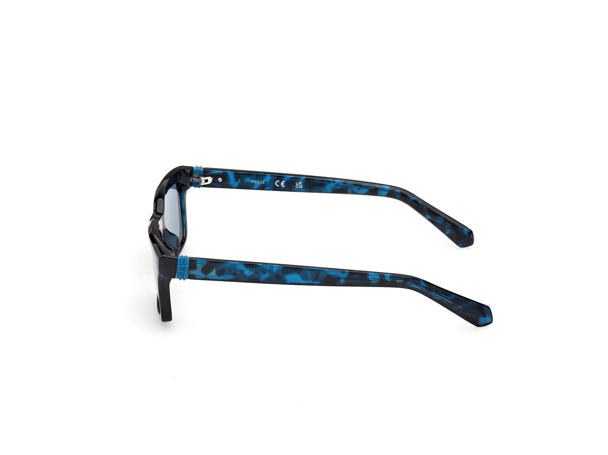 Guess GU00314 92V Occhiali da sole Iniettato Blu Blu Squadrata Normale - immagine 3
