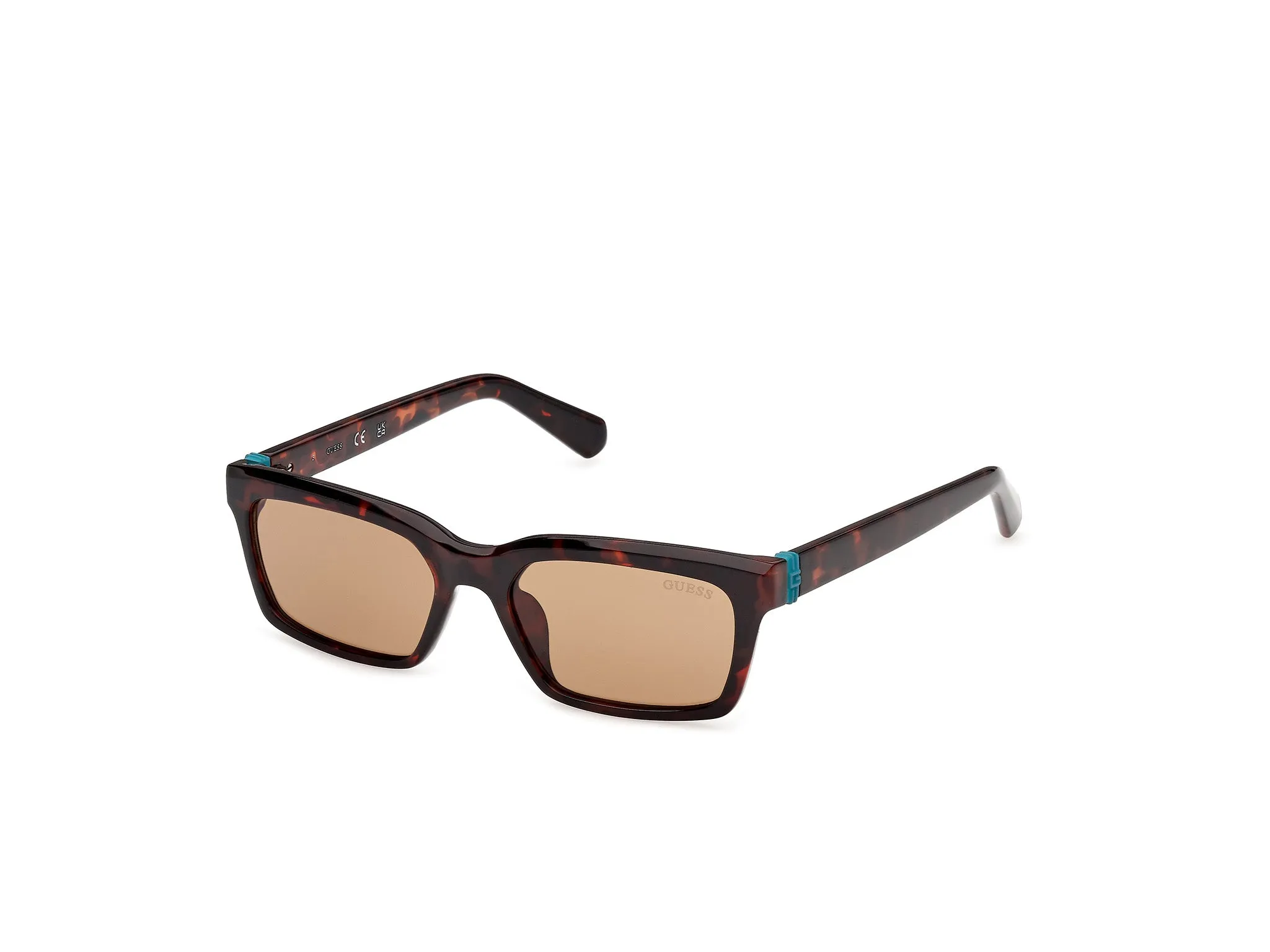 Guess GU00314 52E Occhiali da sole Iniettato Havana Marrone Squadrata Normale - immagine 1