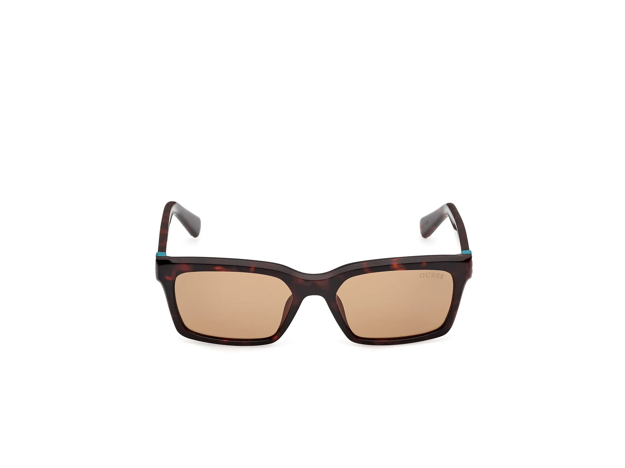 Guess GU00314 52E Occhiali da sole Iniettato Havana Marrone Squadrata Normale - immagine 2