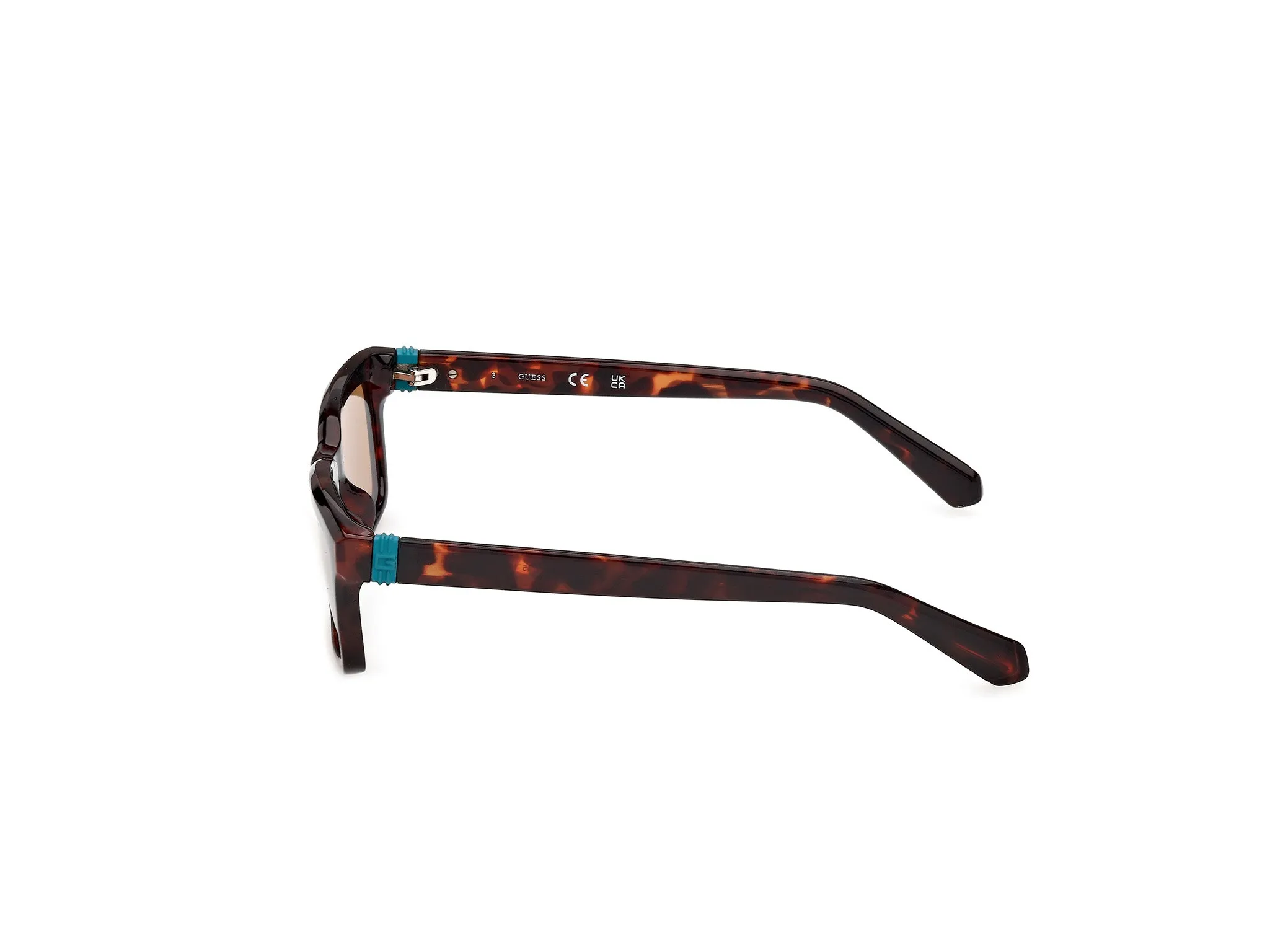 Guess GU00314 52E Occhiali da sole Iniettato Havana Marrone Squadrata Normale - immagine 3