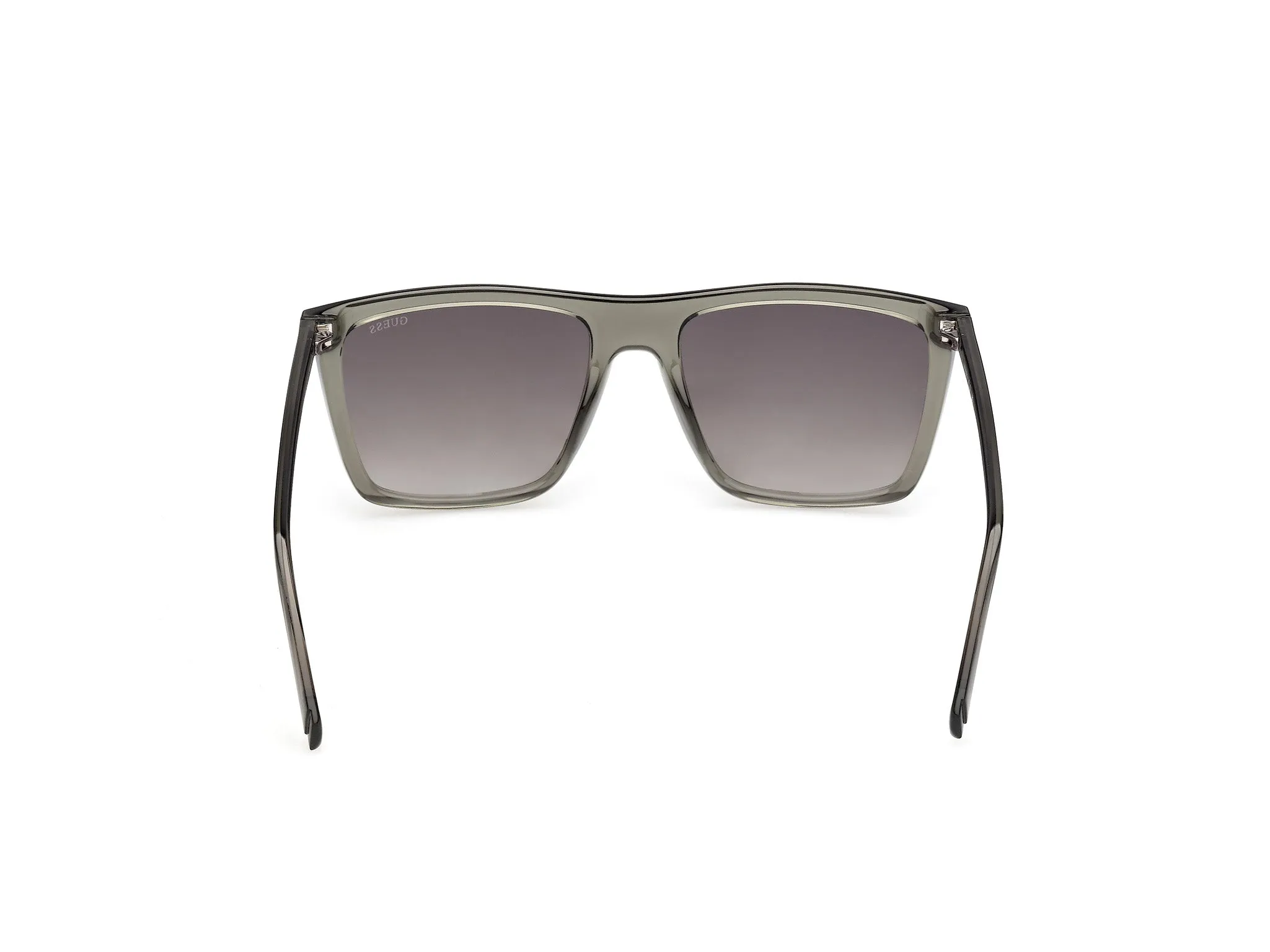 Guess GU00313 96B Occhiali da sole Iniettato Verde Fumo Squadrata Normale - immagine 4