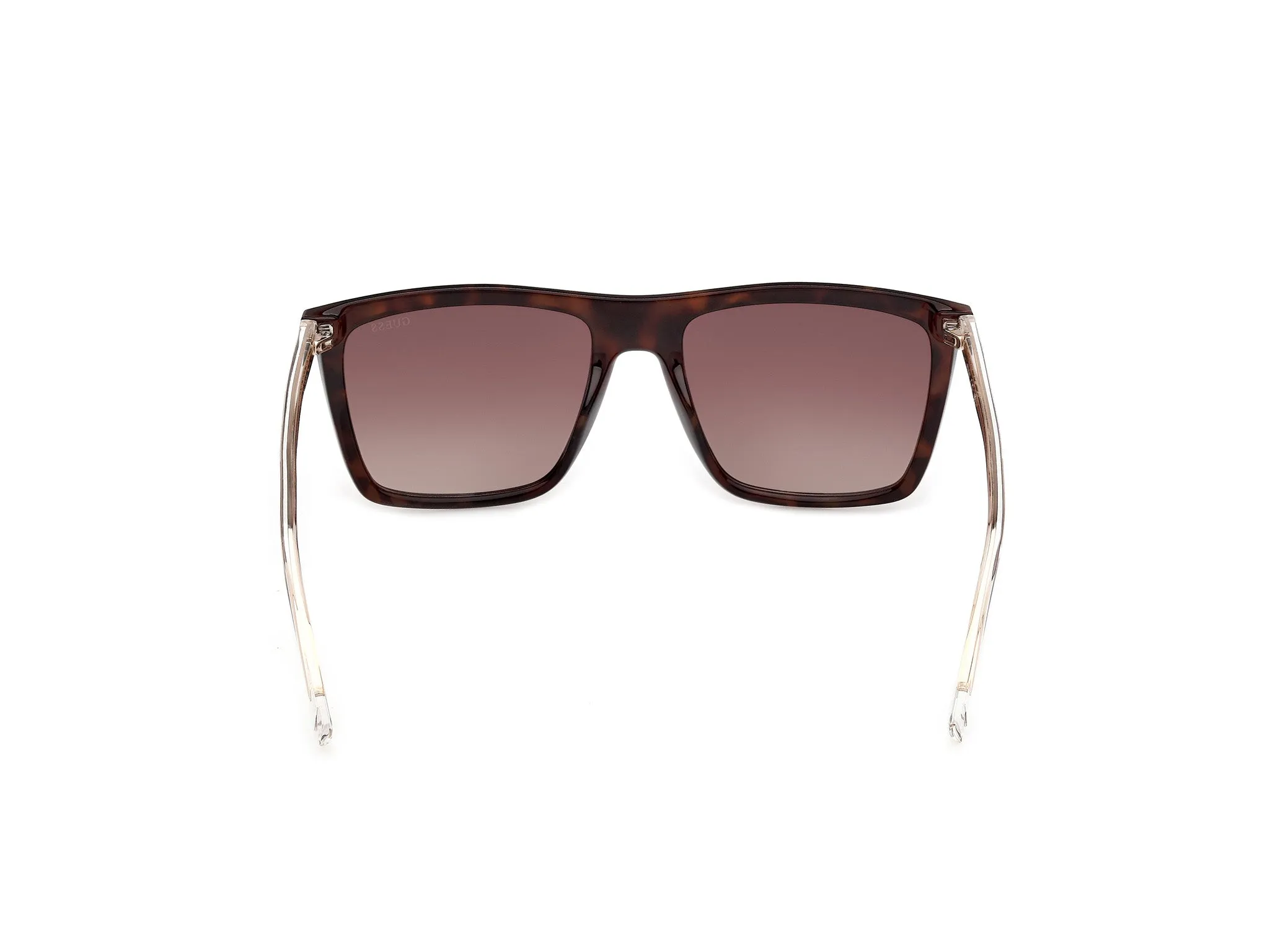 Guess GU00313 52F Occhiali da sole Iniettato Havana Marrone Squadrata Normale - immagine 4