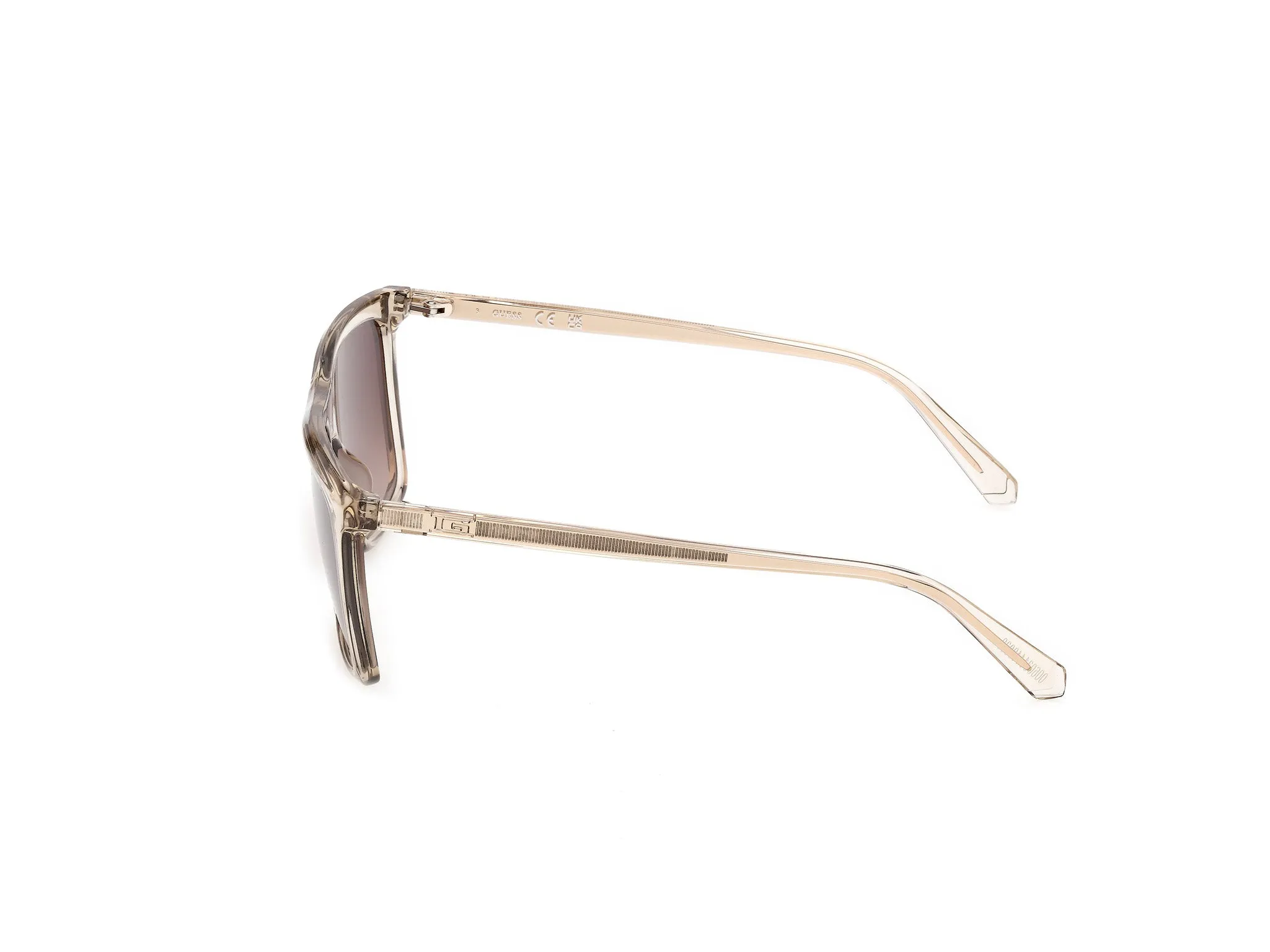 Guess GU00313 45F Occhiali da sole Iniettato Marrone Marrone Squadrata Normale - immagine 3