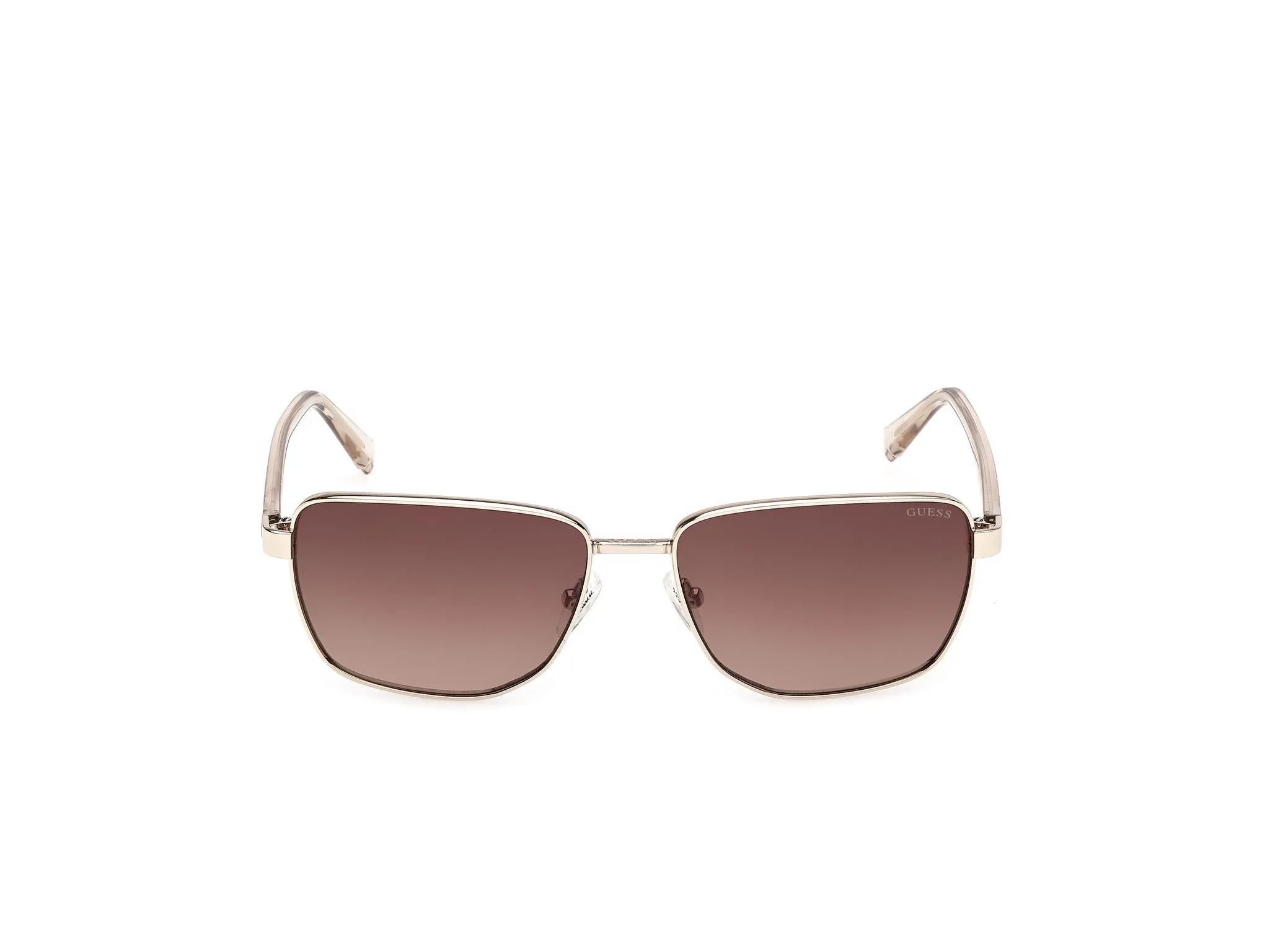 Guess GU00312 32F Occhiali da sole Metallo Oro Marrone Squadrata Normale - immagine 2