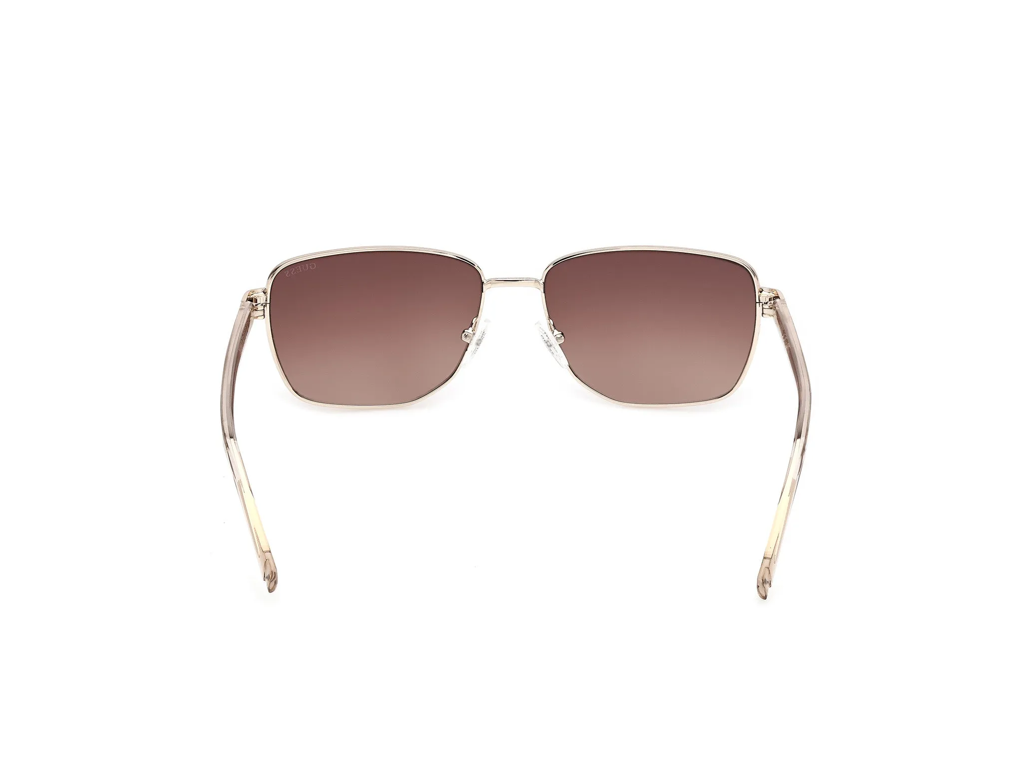 Guess GU00312 32F Occhiali da sole Metallo Oro Marrone Squadrata Normale - immagine 4