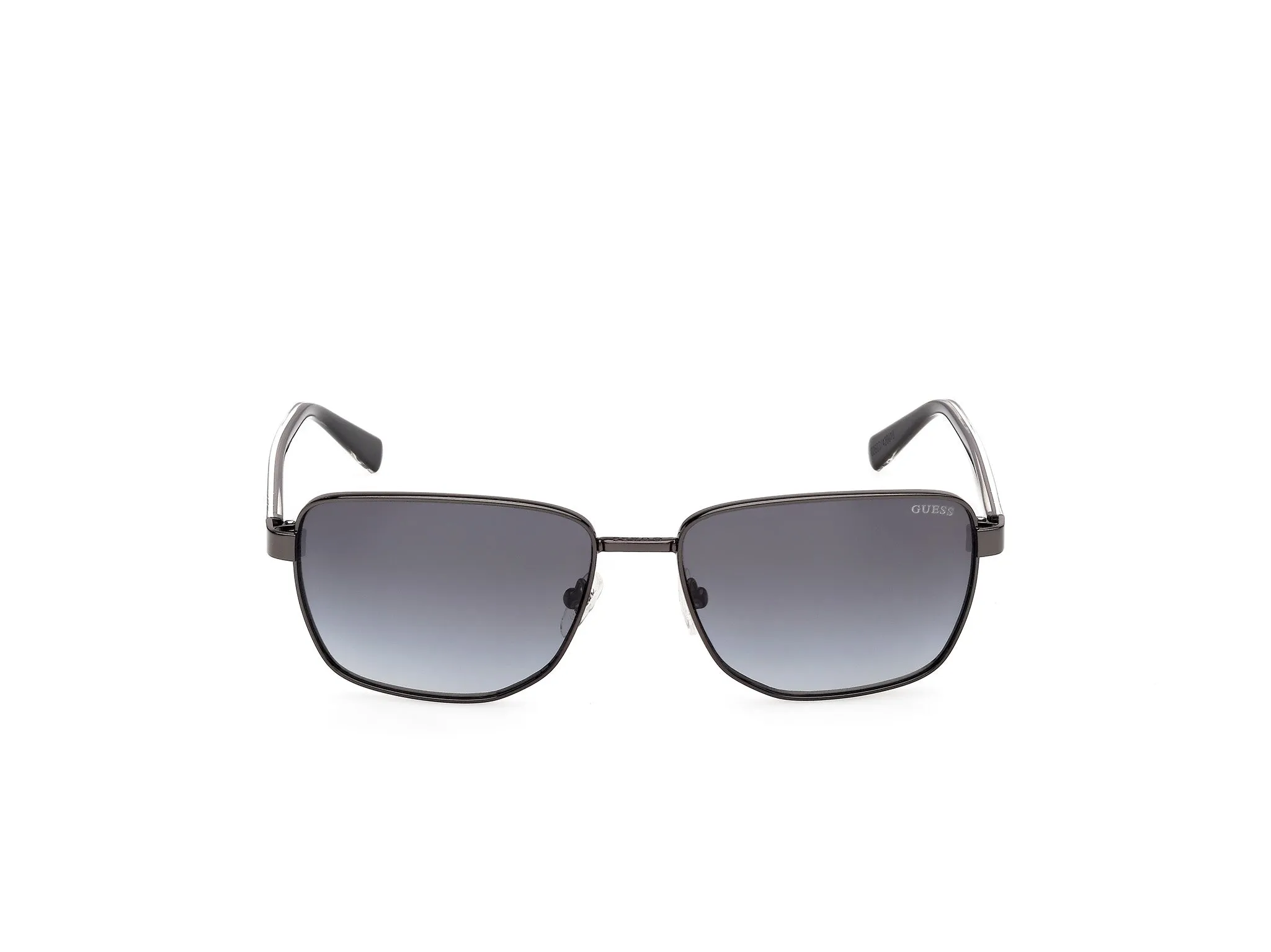 Guess GU00312 07B Occhiali da sole Metallo Canna di fucile Fumo Squadrata Normale - immagine 2
