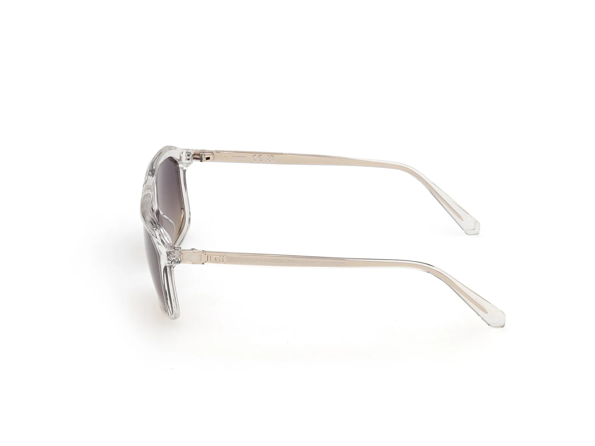 Guess GU00311 26B Occhiali da sole Iniettato Trasparente Fumo Squadrata Normale - immagine 3