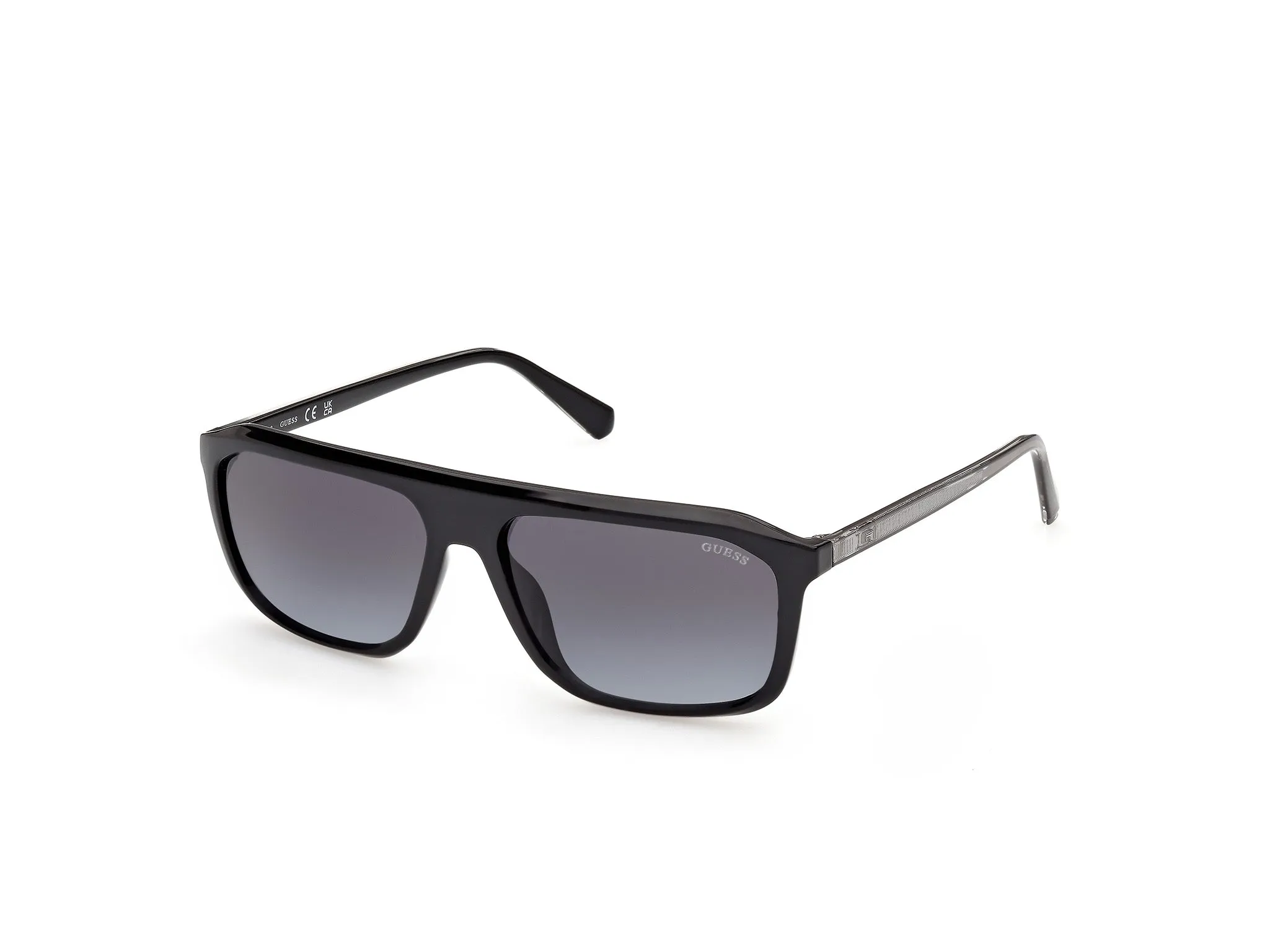 Guess GU00311 01B Occhiali da sole Iniettato Nero Fumo Squadrata Normale - immagine 1